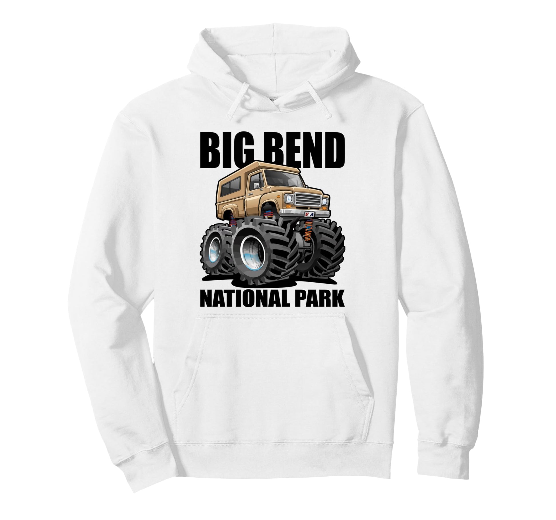 Big Bend National Park Offroad 4X4 Pick Hoodie - Minimalist Print Unisex - T-Shirt, Sweatshirt, Hoodie