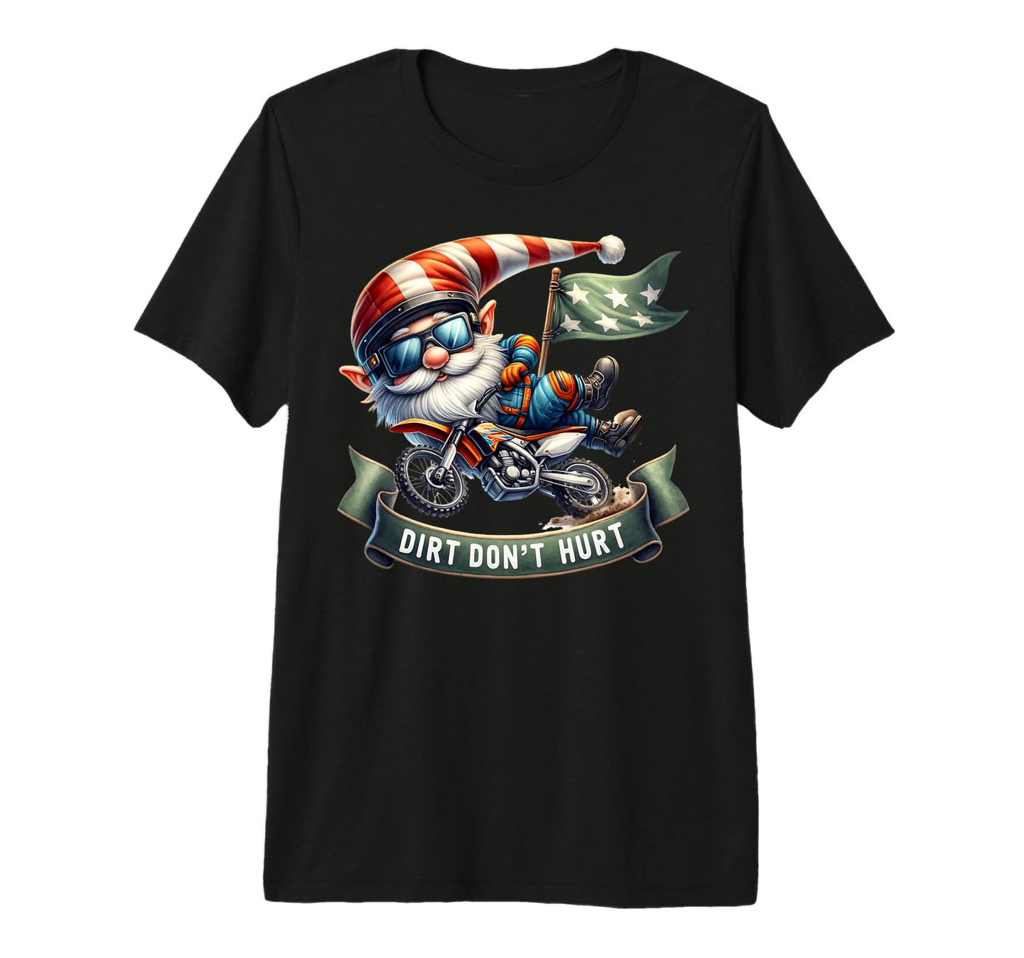 Motocross Dad Gnome Funny Dirt T-Shirt - Casual Everyday Wear for Adults - T-Shirt, Sweatshirt, Hoodie