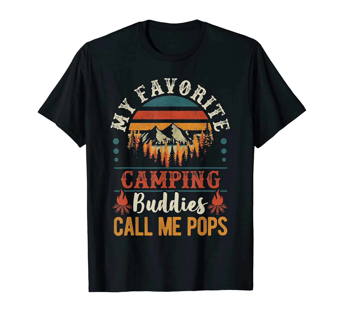 Mens My Favorite Camping Buddies T-Shirt - Casual Everyday Wear for Adults - T-Shirt, Sweatshirt, Hoodie