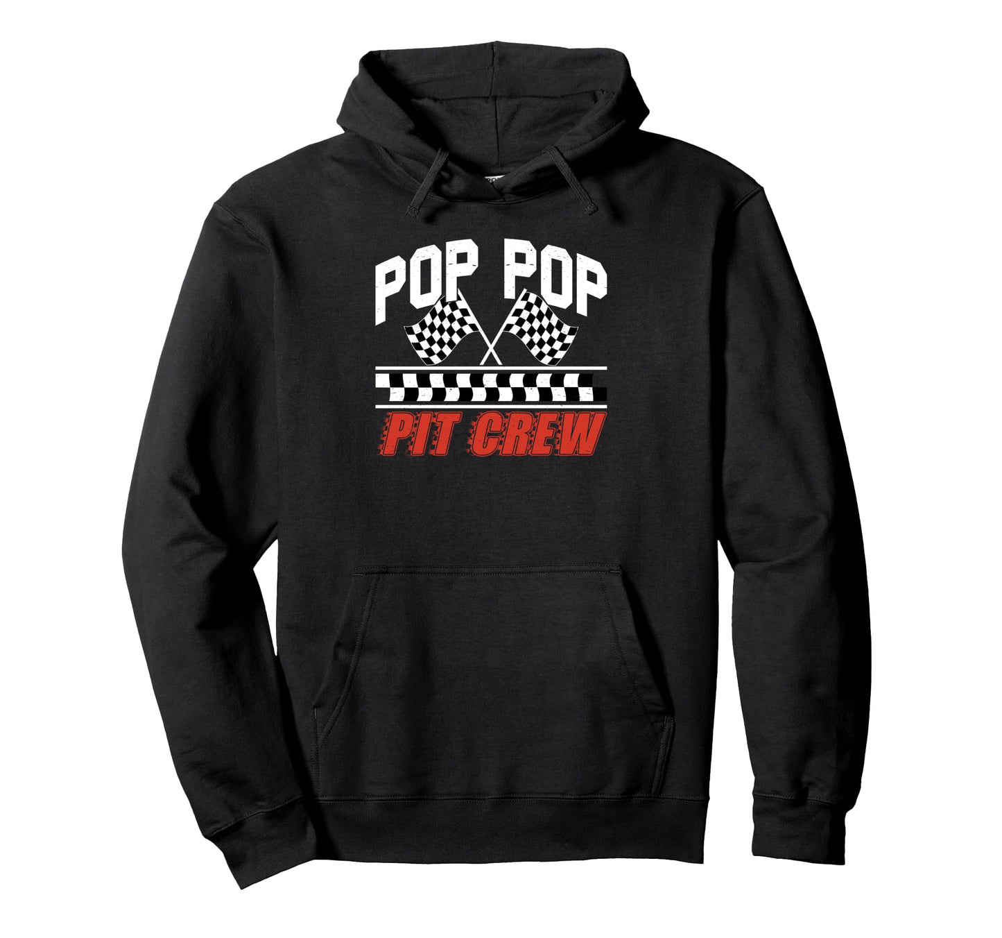 Race Car Birthday Party Racing Family Pop Hoodie - Minimalist Print Unisex - T-Shirt, Sweatshirt, Hoodie