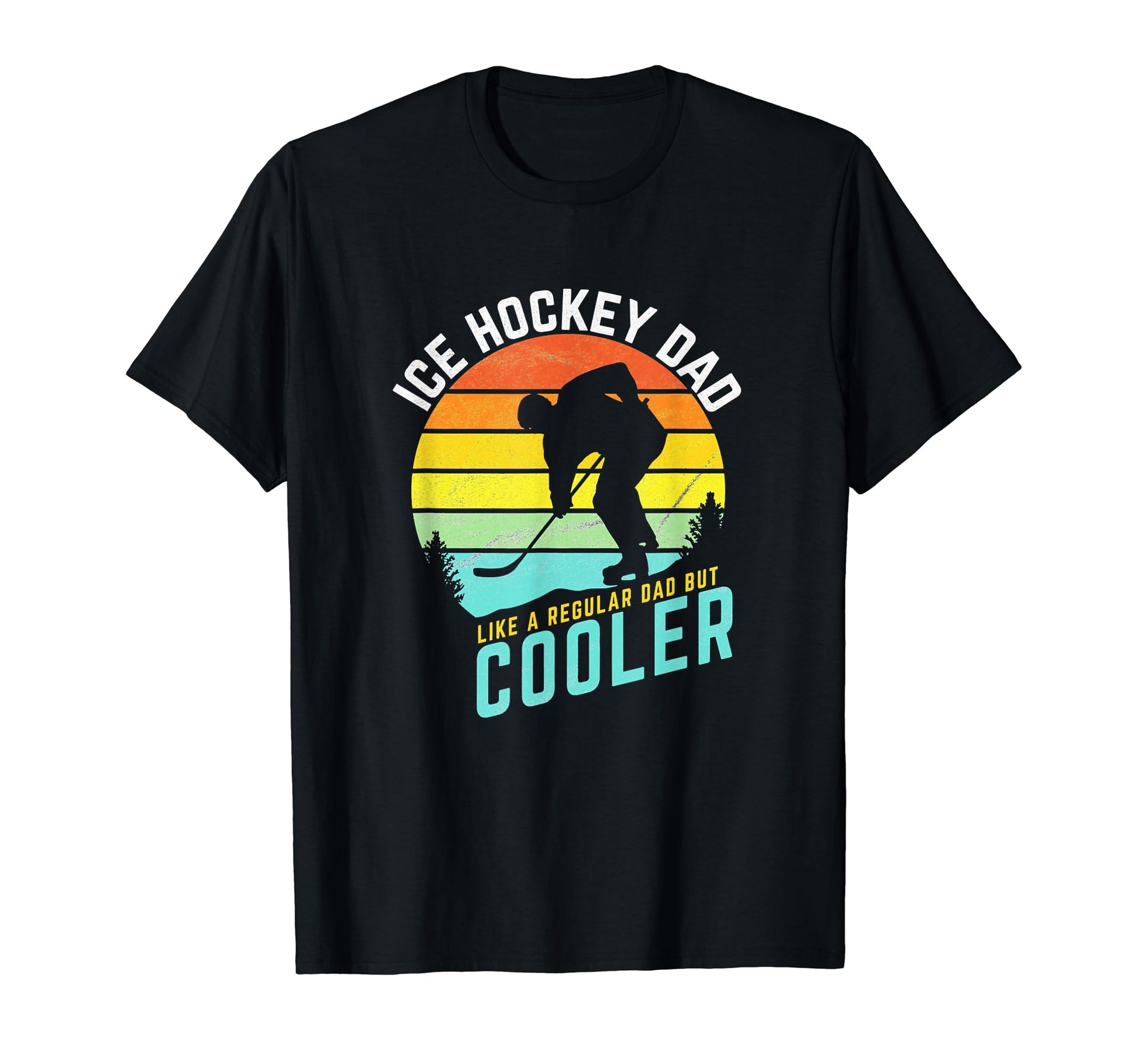 Ice Hockey Dad Line Regular Dad But Cooler T-Shirt - Unique Graphic Unisex - T-Shirt, Sweatshirt, Hoodie