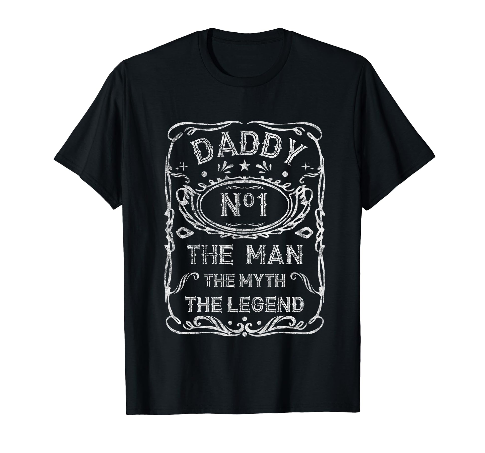 Dad Myth Legend Fathers Day Daddy 1 T-Shirt - Aesthetic Graphic for Adults - T-Shirt, Sweatshirt, Hoodie