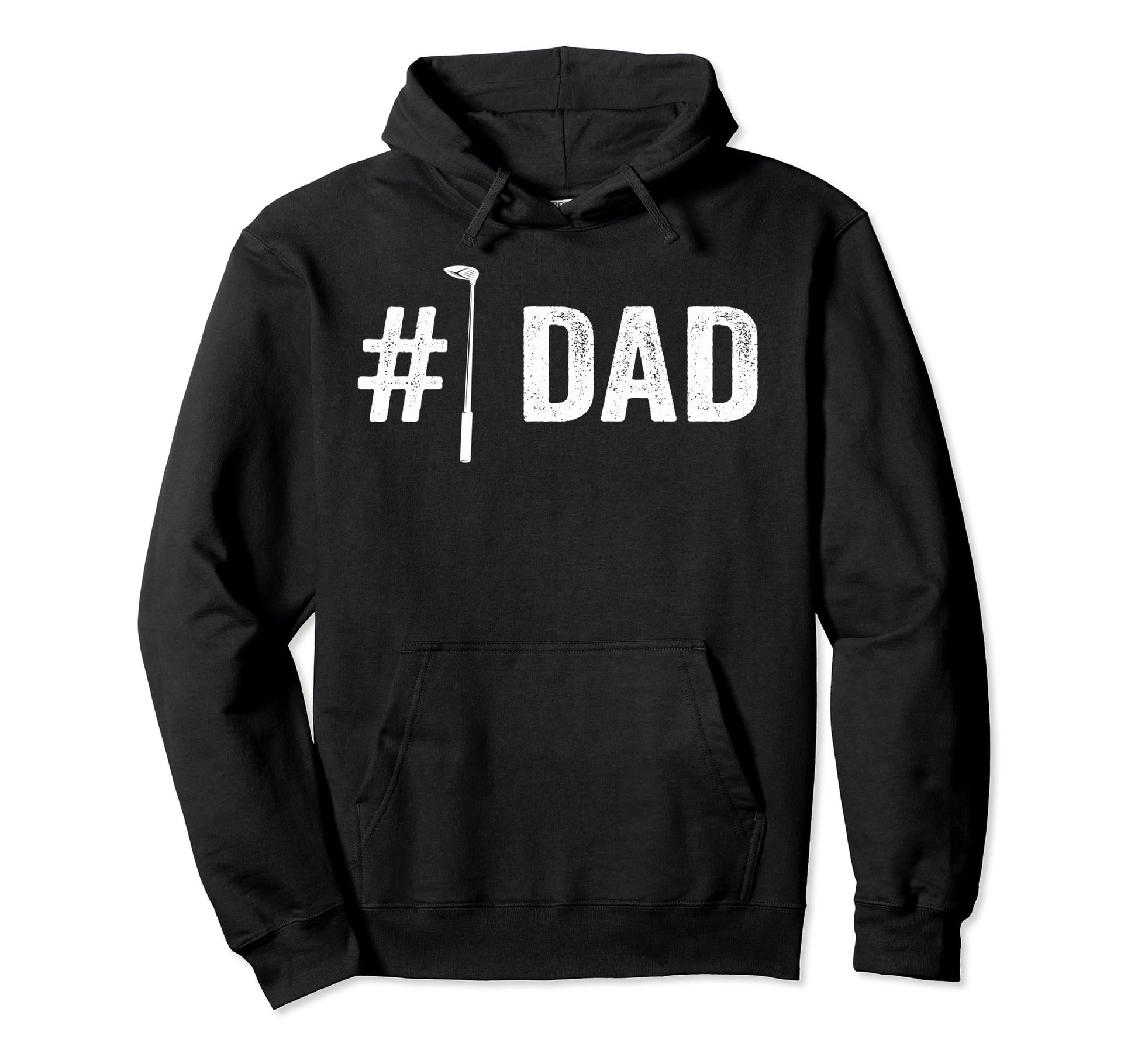 Mens Number One Golf Dad Fathers Day 1 Daddy Hoodie - Unique Graphic Unisex - T-Shirt, Sweatshirt, Hoodie