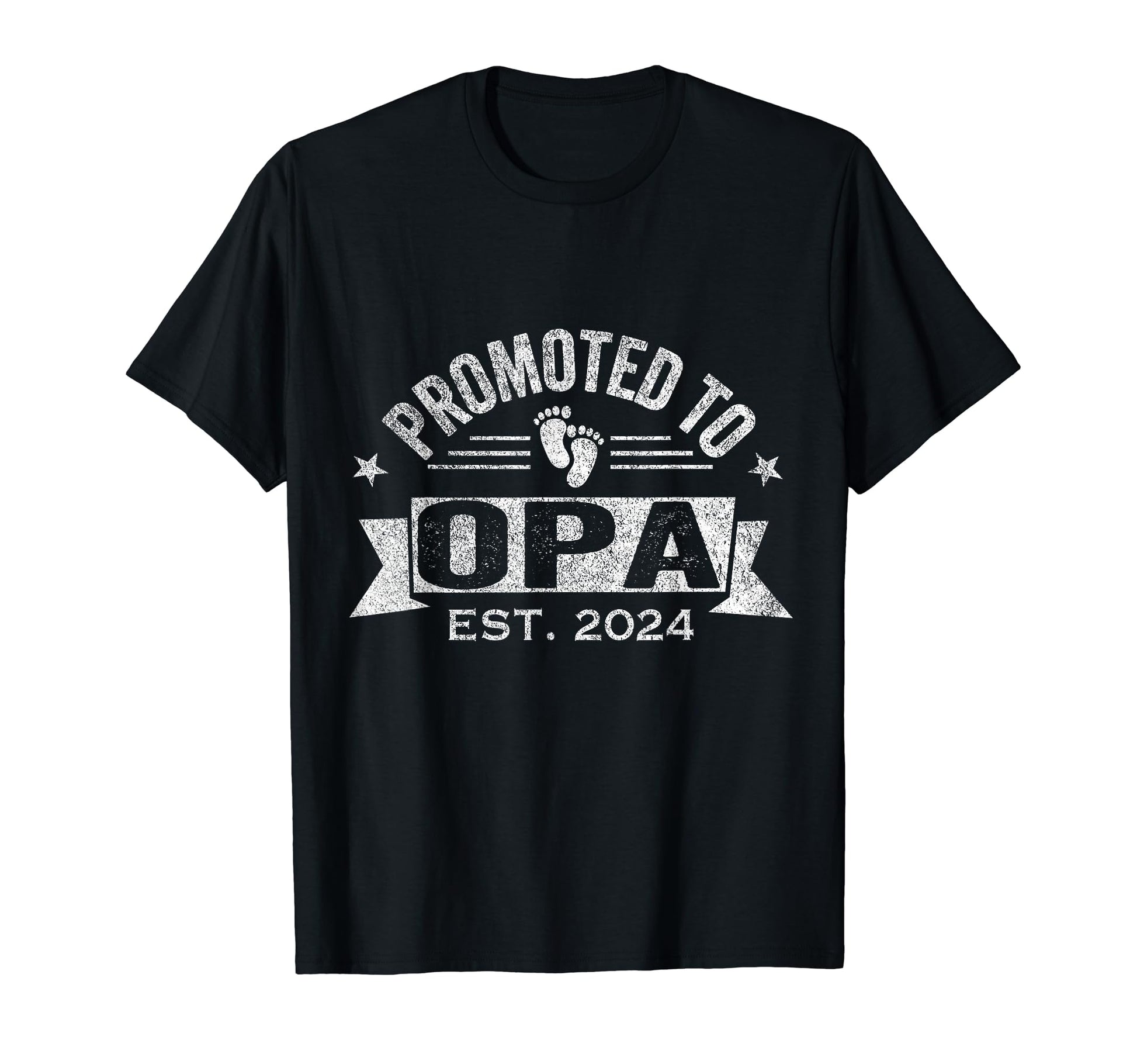 Promoted To Opa Est 2024 German Grandpa T-Shirt - Trendy Graphic Men Women - T-Shirt, Sweatshirt, Hoodie