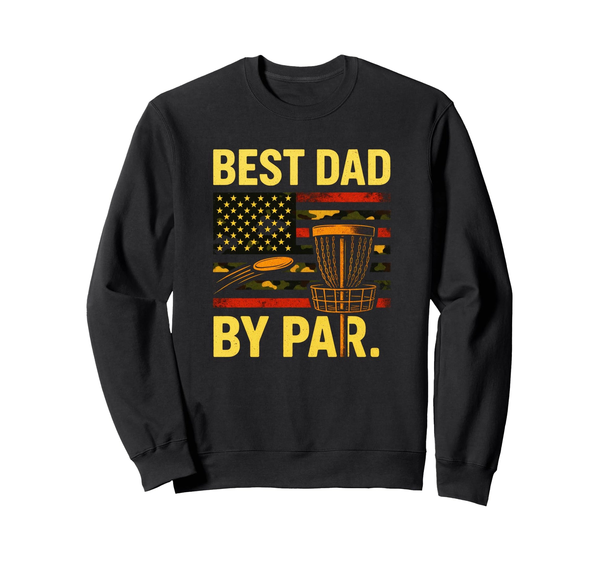 Best Dad Par Disc Golf Sweatshirt - Minimalist Print Men Women - T-Shirt, Sweatshirt, Hoodie
