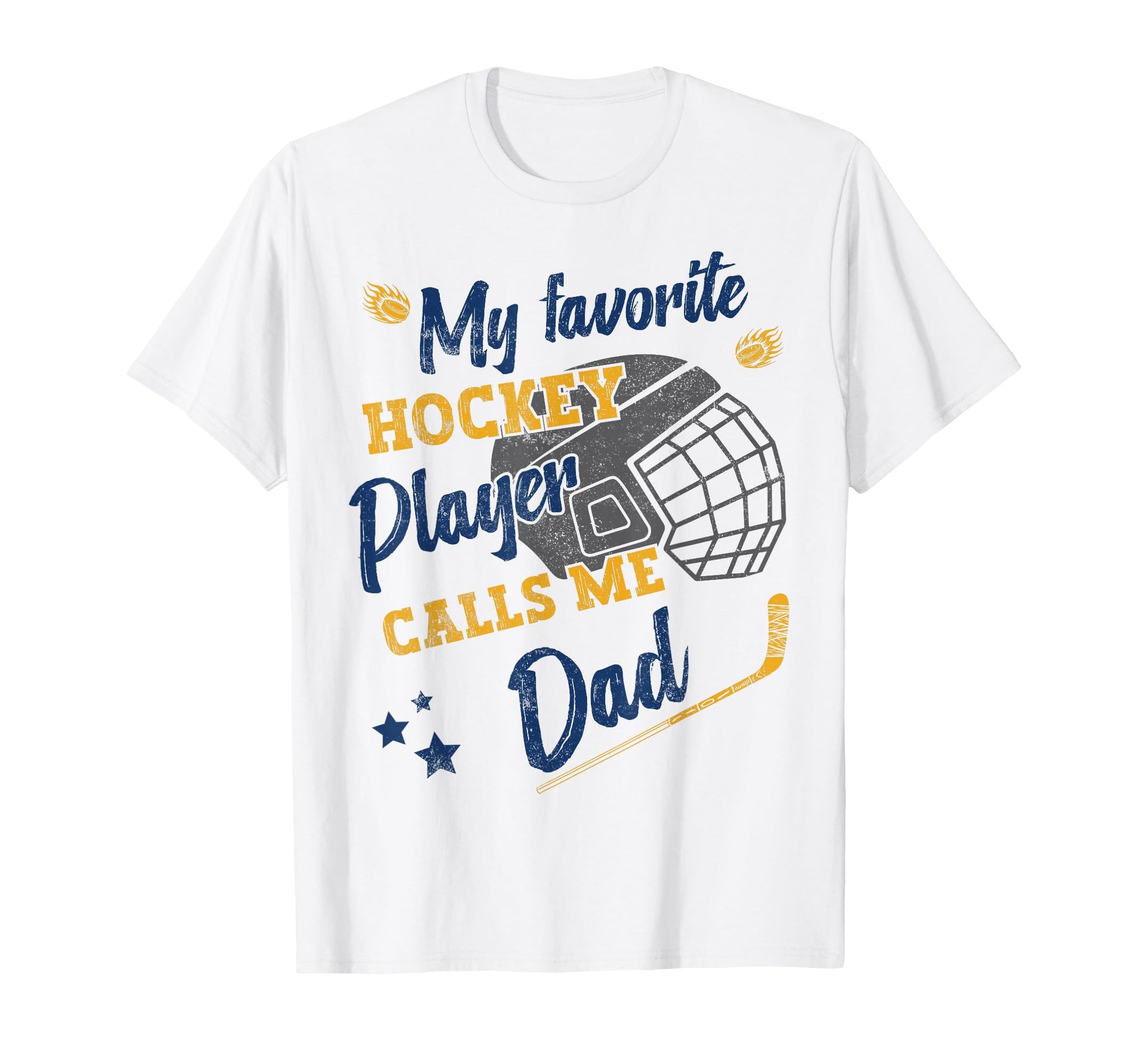 My Favorite Hockey Player Calls Me T-Shirt - Fun Novelty Design Men Women - T-Shirt, Sweatshirt, Hoodie