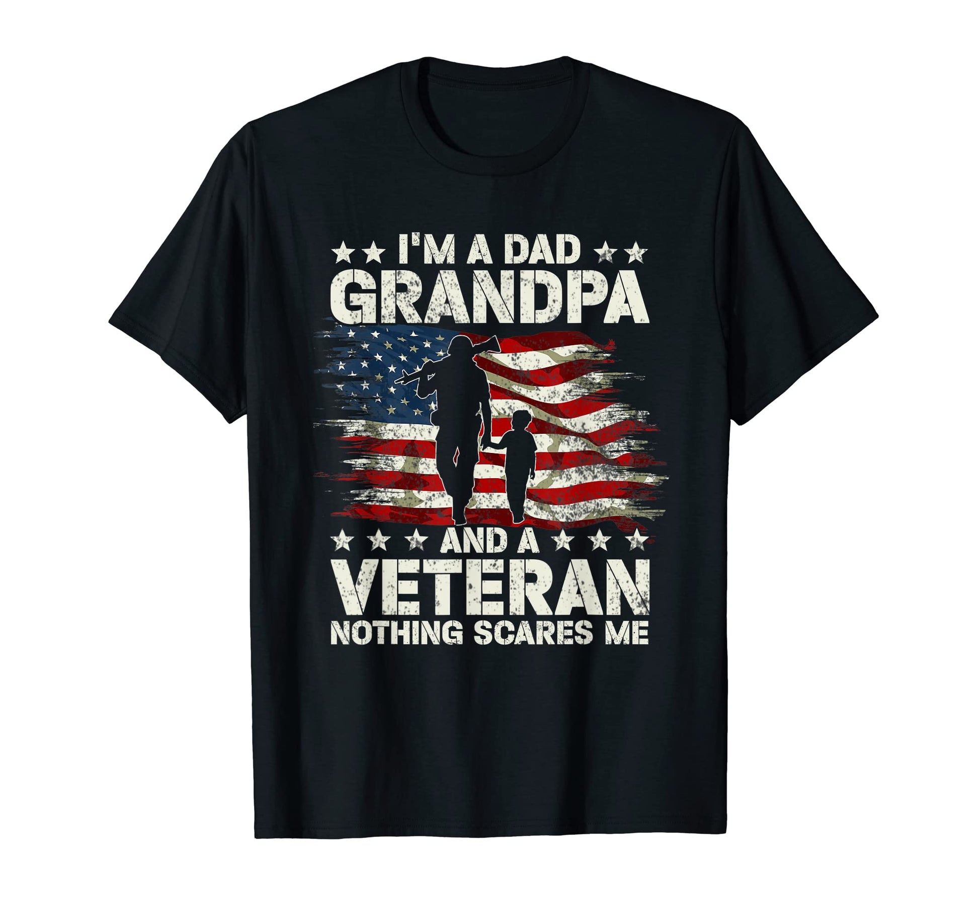 Veterans Day Dad Grandpa And Veteran T-Shirt - Unique Graphic Unisex - T-Shirt, Sweatshirt, Hoodie