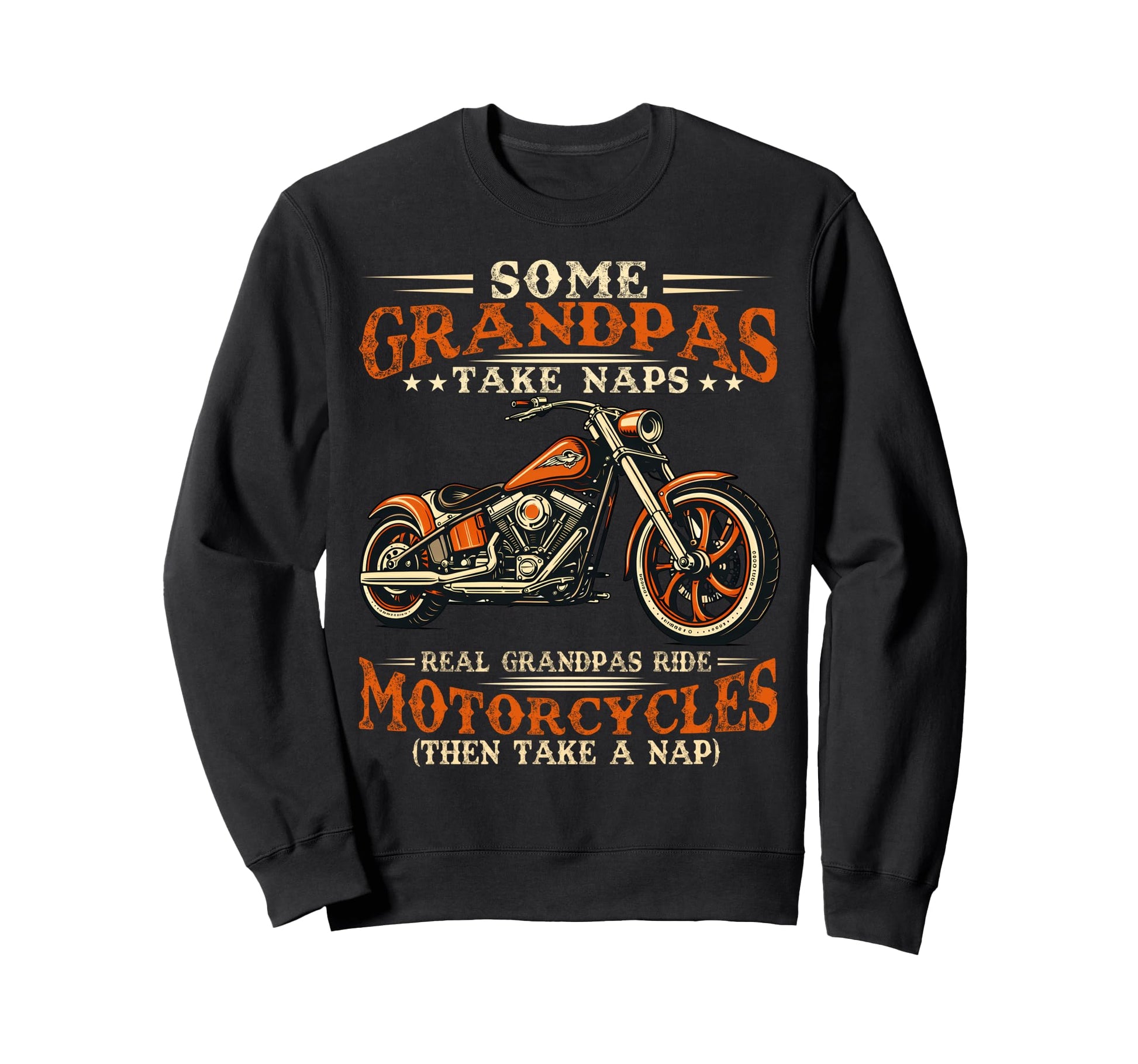 Some Grandpas Take Naps Real Sweatshirt - Aesthetic Graphic for Adults - T-Shirt, Sweatshirt, Hoodie