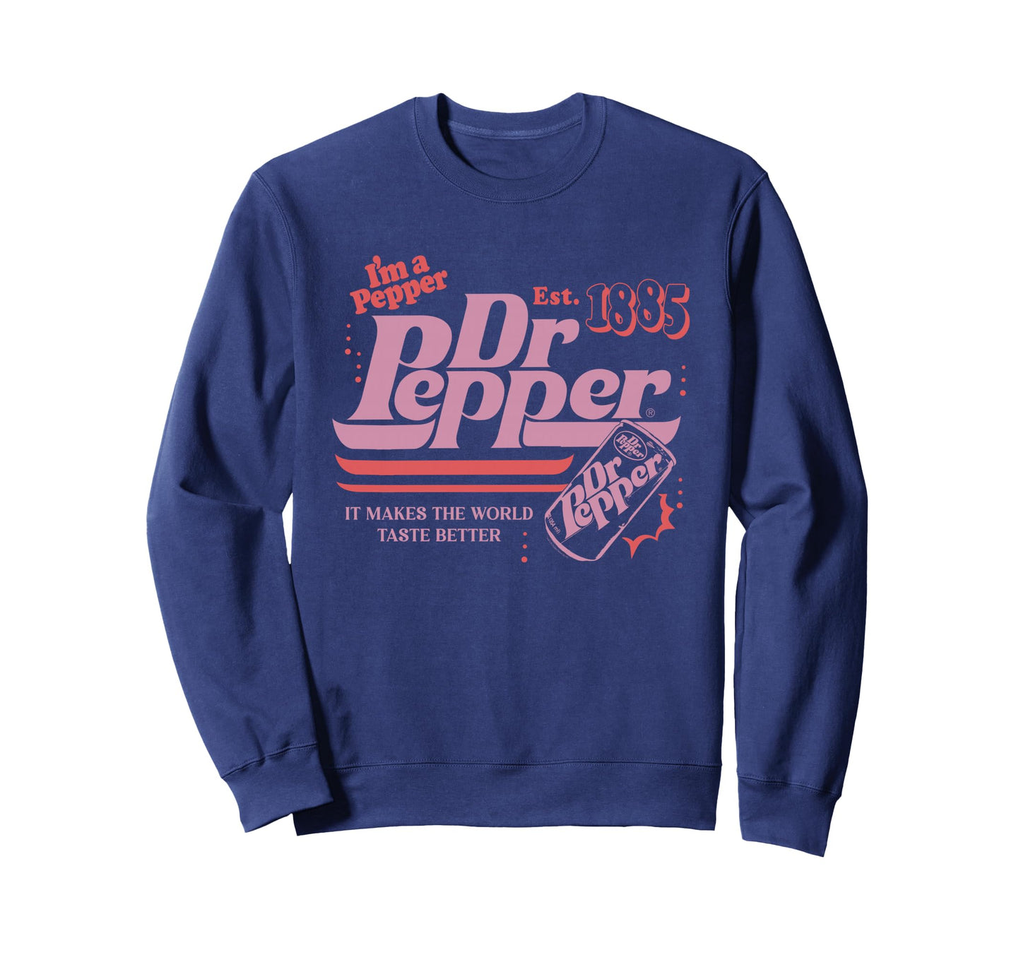 Dr Pepper Pop Makes World Sweatshirt - Casual Everyday Wear Men Women - T-Shirt, Sweatshirt, Hoodie