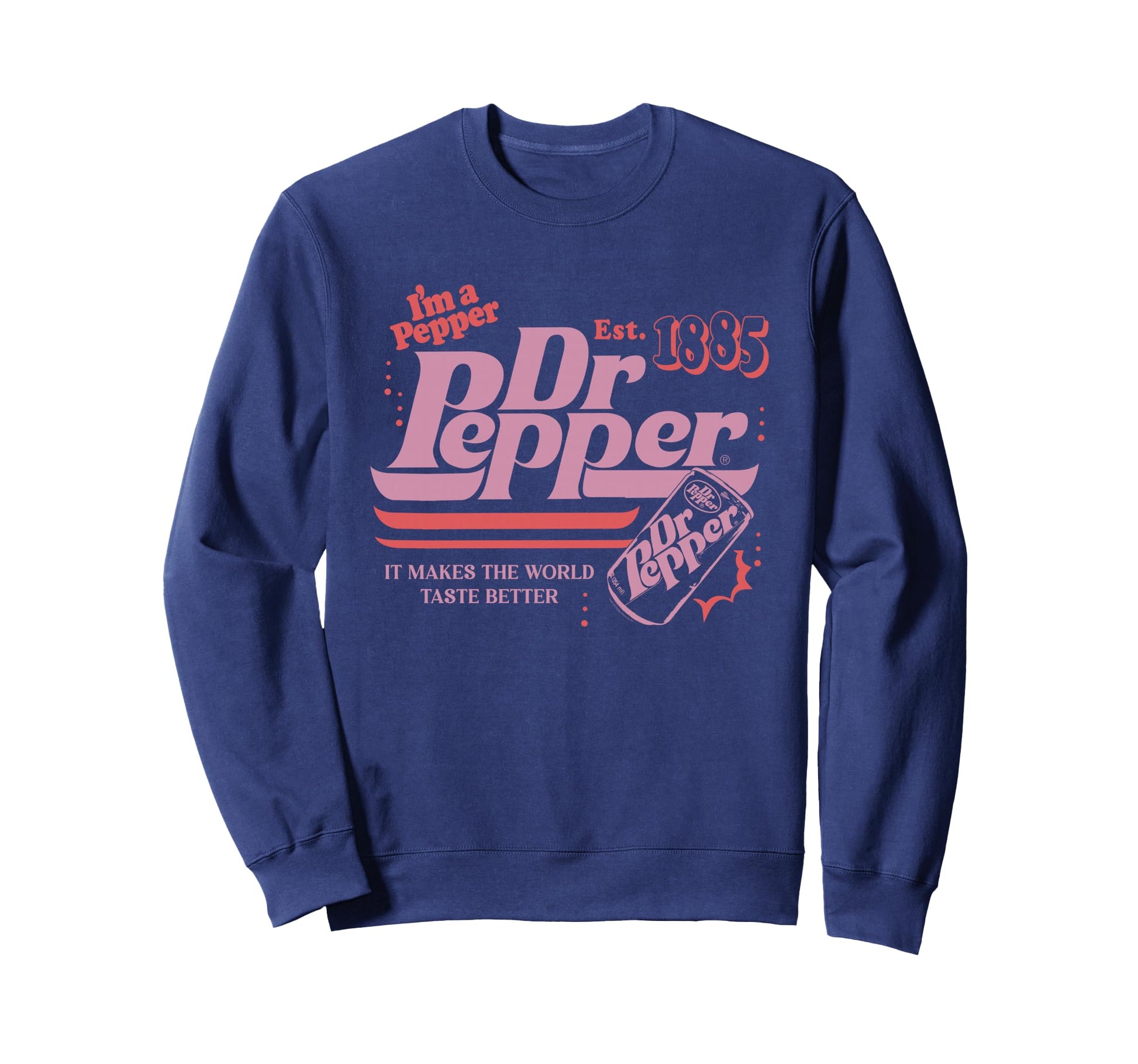 Dr Pepper Pop Makes World Sweatshirt - Casual Everyday Wear Men Women - T-Shirt, Sweatshirt, Hoodie