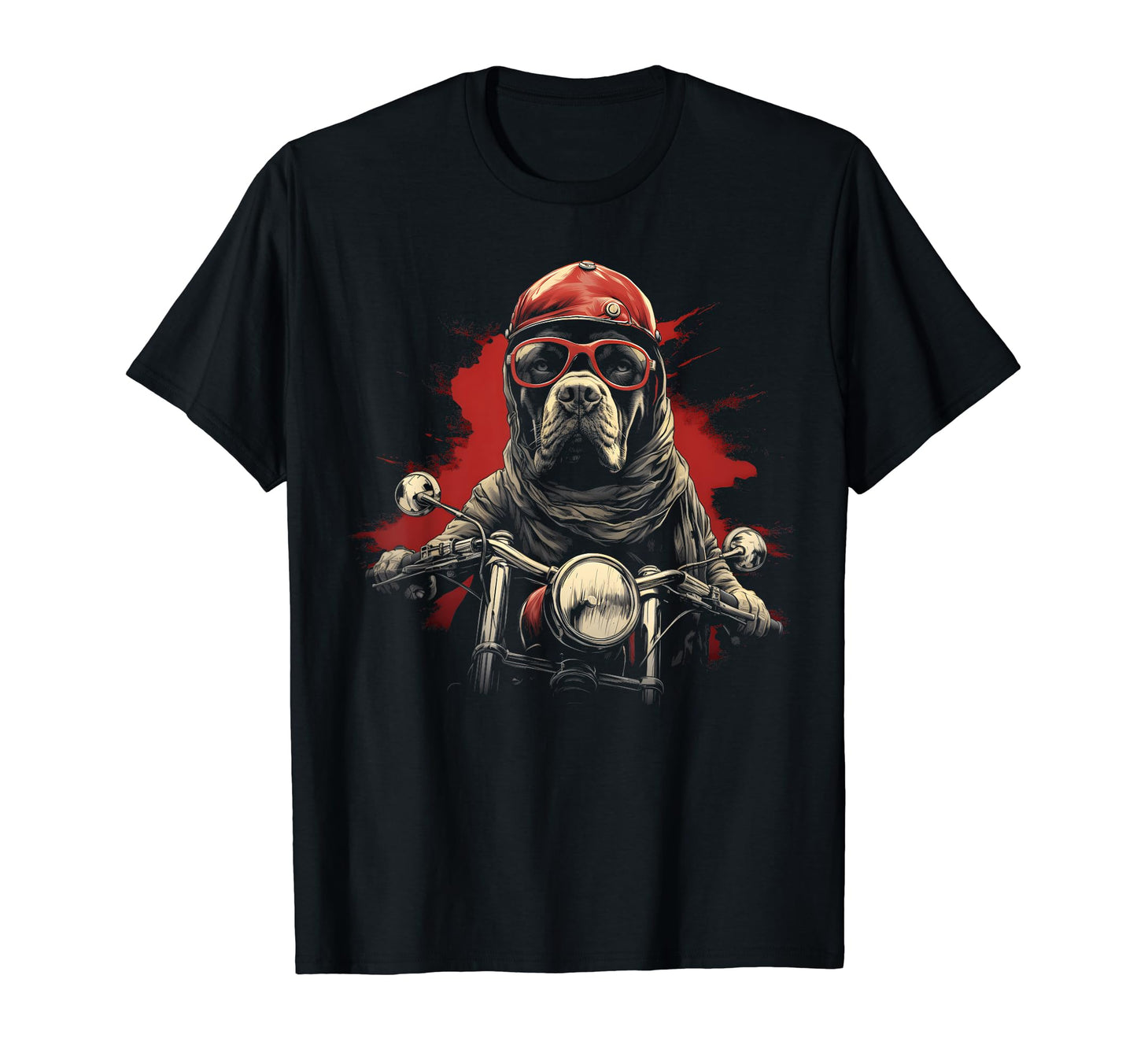 Motorcycle Dad Biker Dog Boxer Dad T-Shirt - Graphic Print for Adults - T-Shirt, Sweatshirt, Hoodie