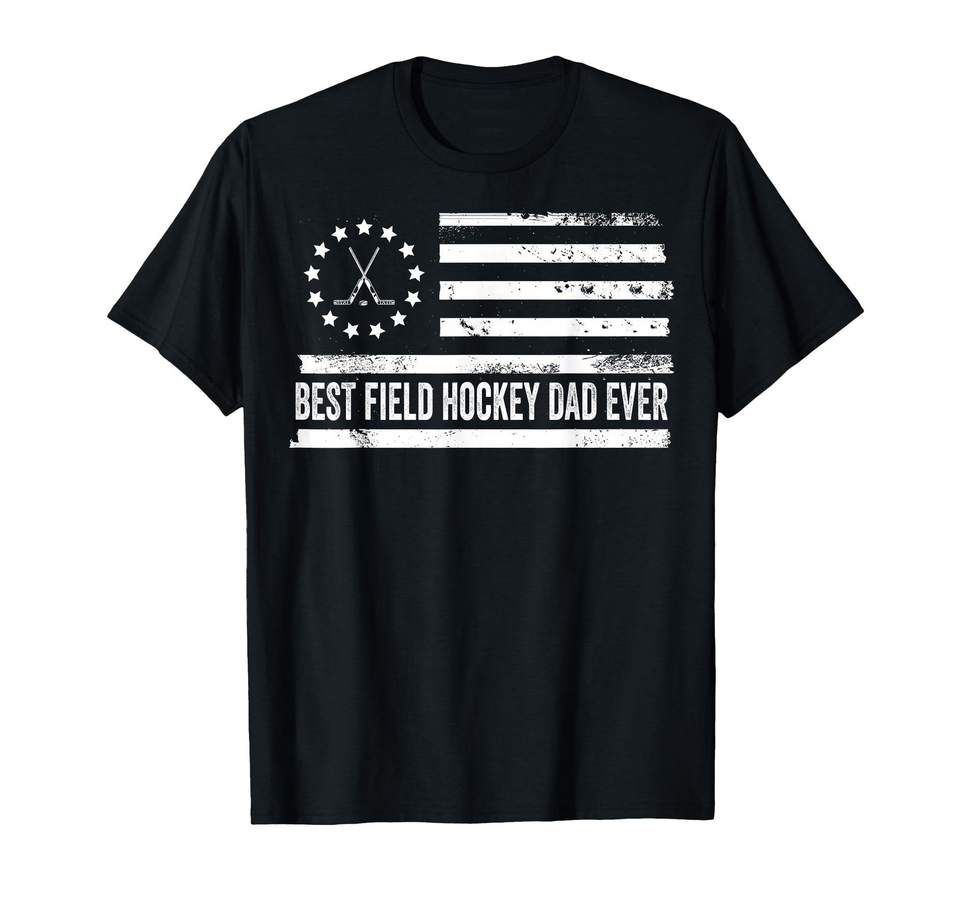 Field Hockey Us American Flag Patriotic T-Shirt - Novelty Apparel Men Women - T-Shirt, Sweatshirt, Hoodie