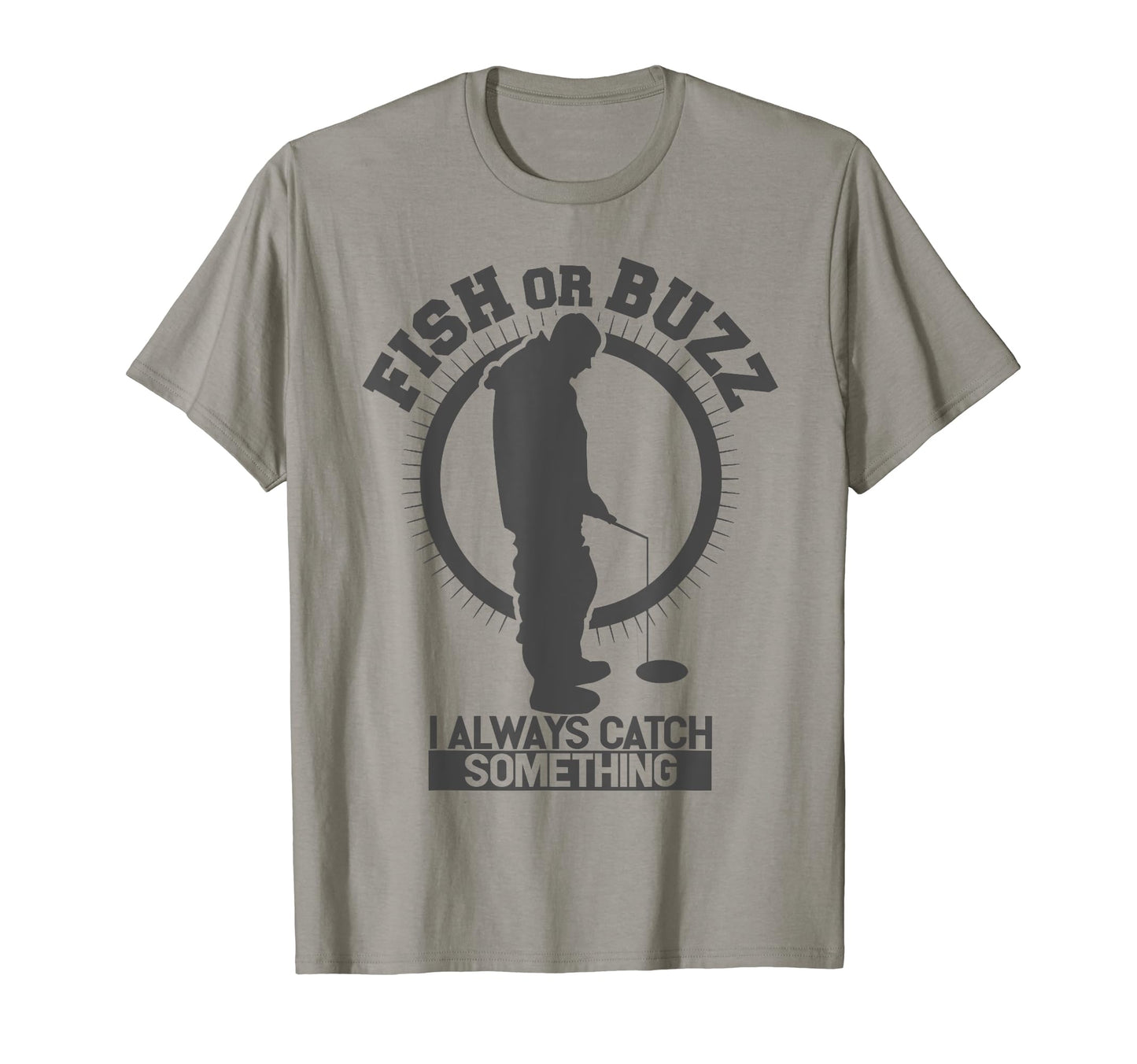 Funny Fishing Drinking Dad Ice Fishing T-Shirt - Fun Novelty Design Unisex - T-Shirt, Sweatshirt, Hoodie