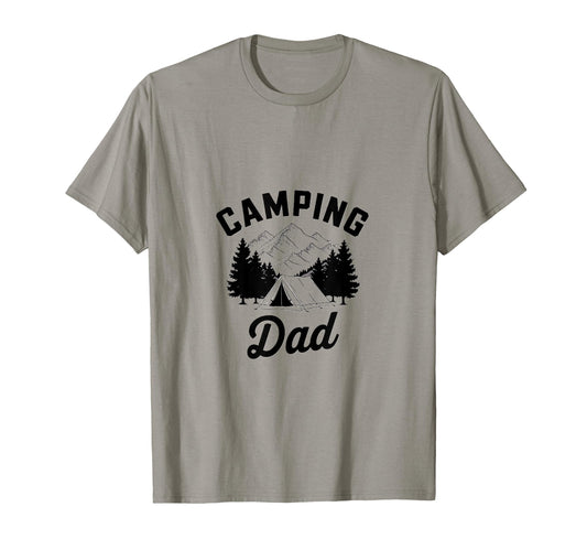 Camping Dad Mountain Tent T-Shirt - Streetwear Style Unisex - T-Shirt, Sweatshirt, Hoodie
