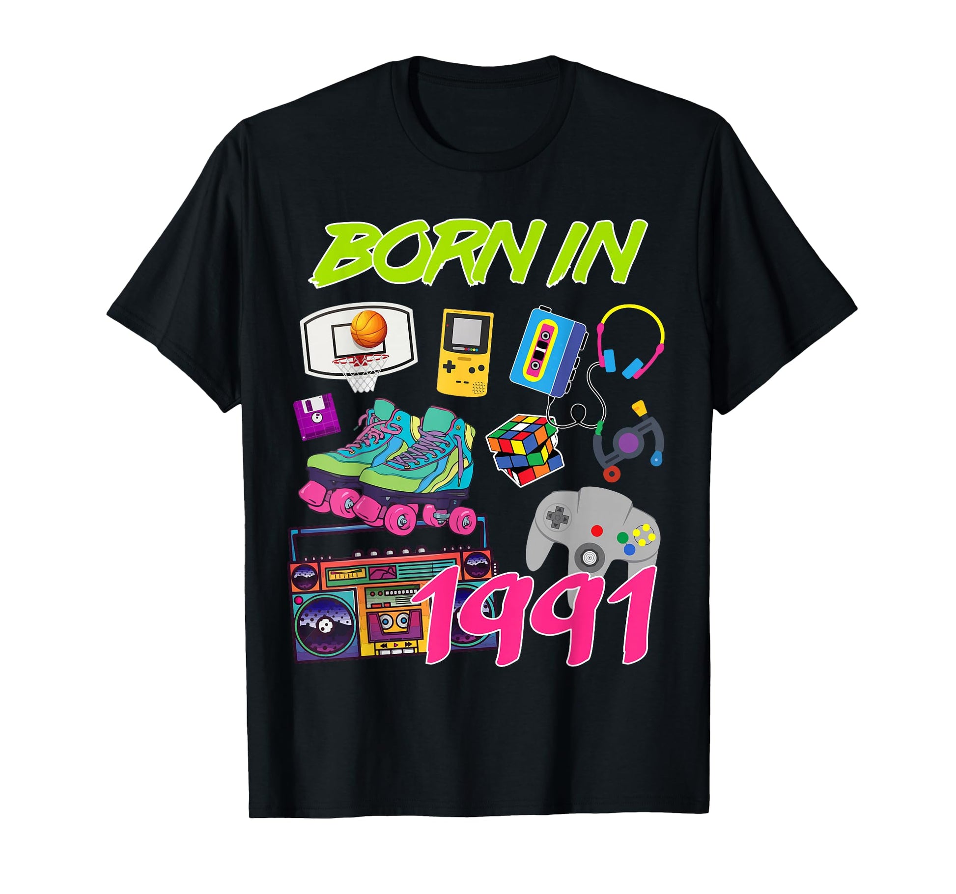 Born 1991 29Th Birthday Tees T-Shirt - Aesthetic Graphic Unisex - T-Shirt, Sweatshirt, Hoodie