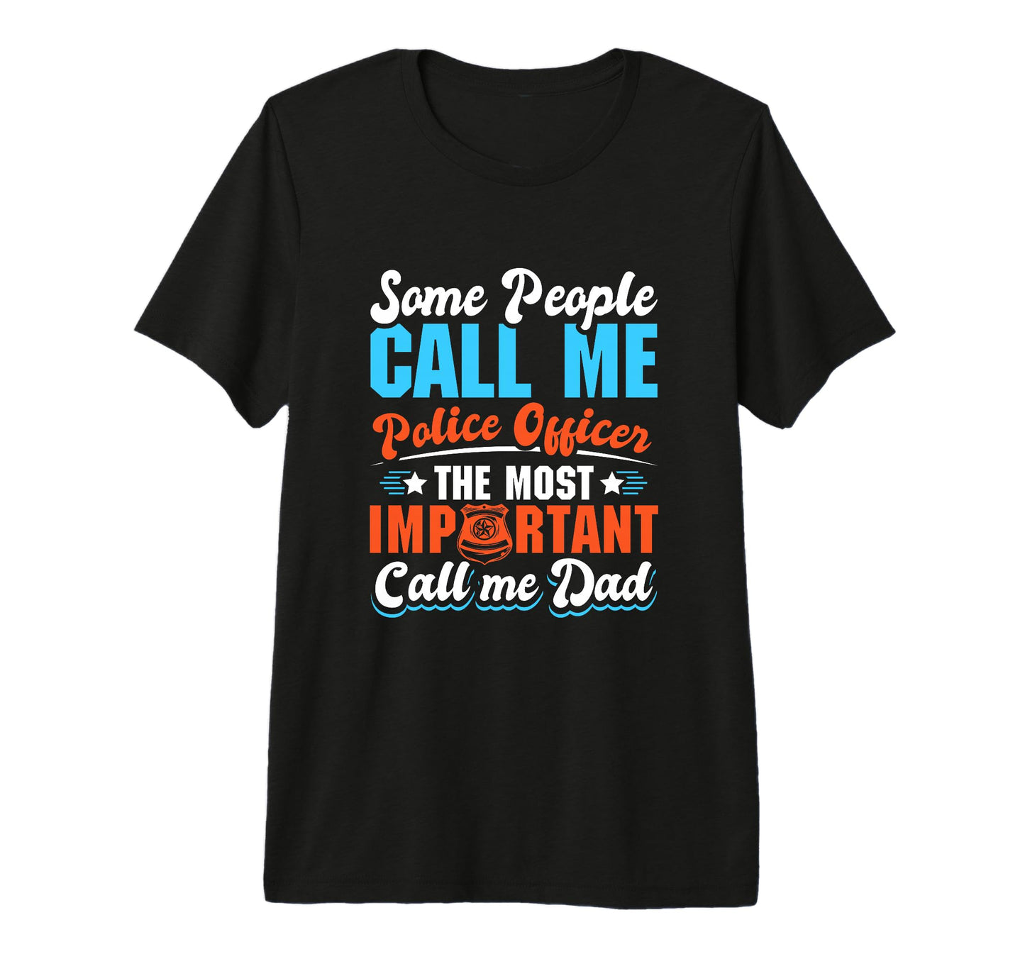 Mens Thin Blue Line Some People Call T-Shirt - Minimalist Print Men Women - T-Shirt, Sweatshirt, Hoodie