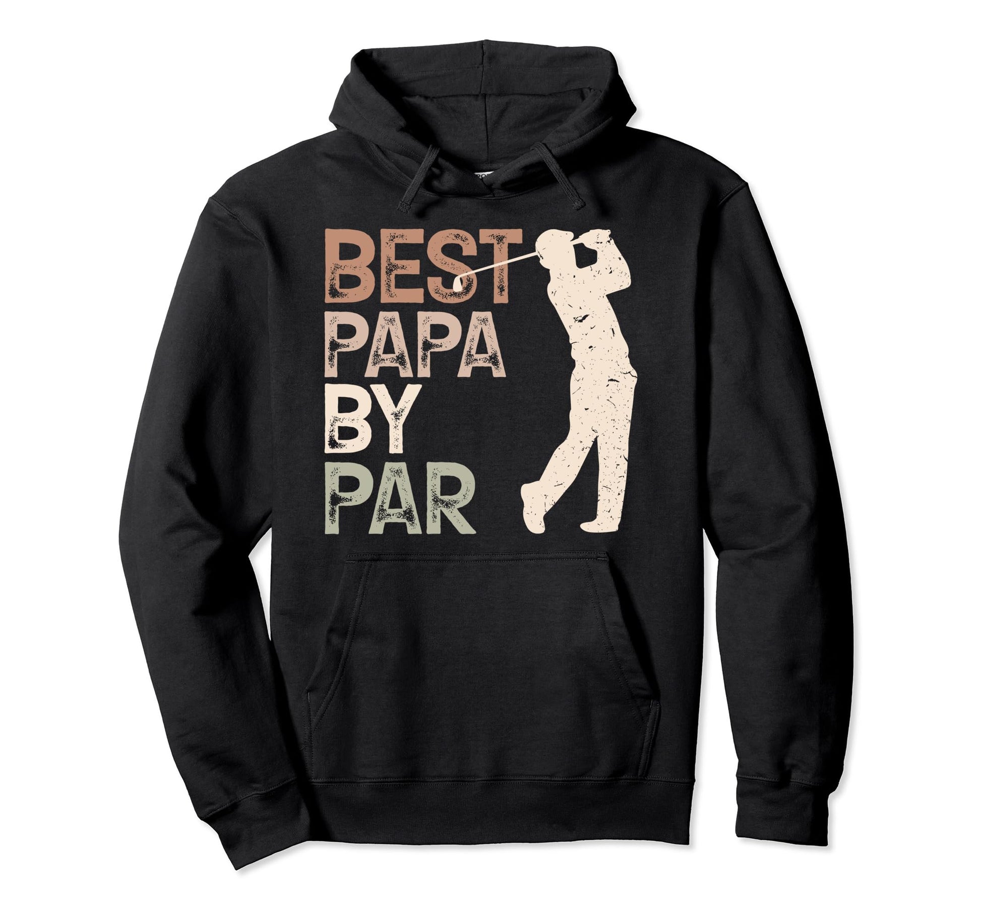 Best Dad Par Golfing Golf Lover Fathers Hoodie - Trendy Graphic for Adults - T-Shirt, Sweatshirt, Hoodie