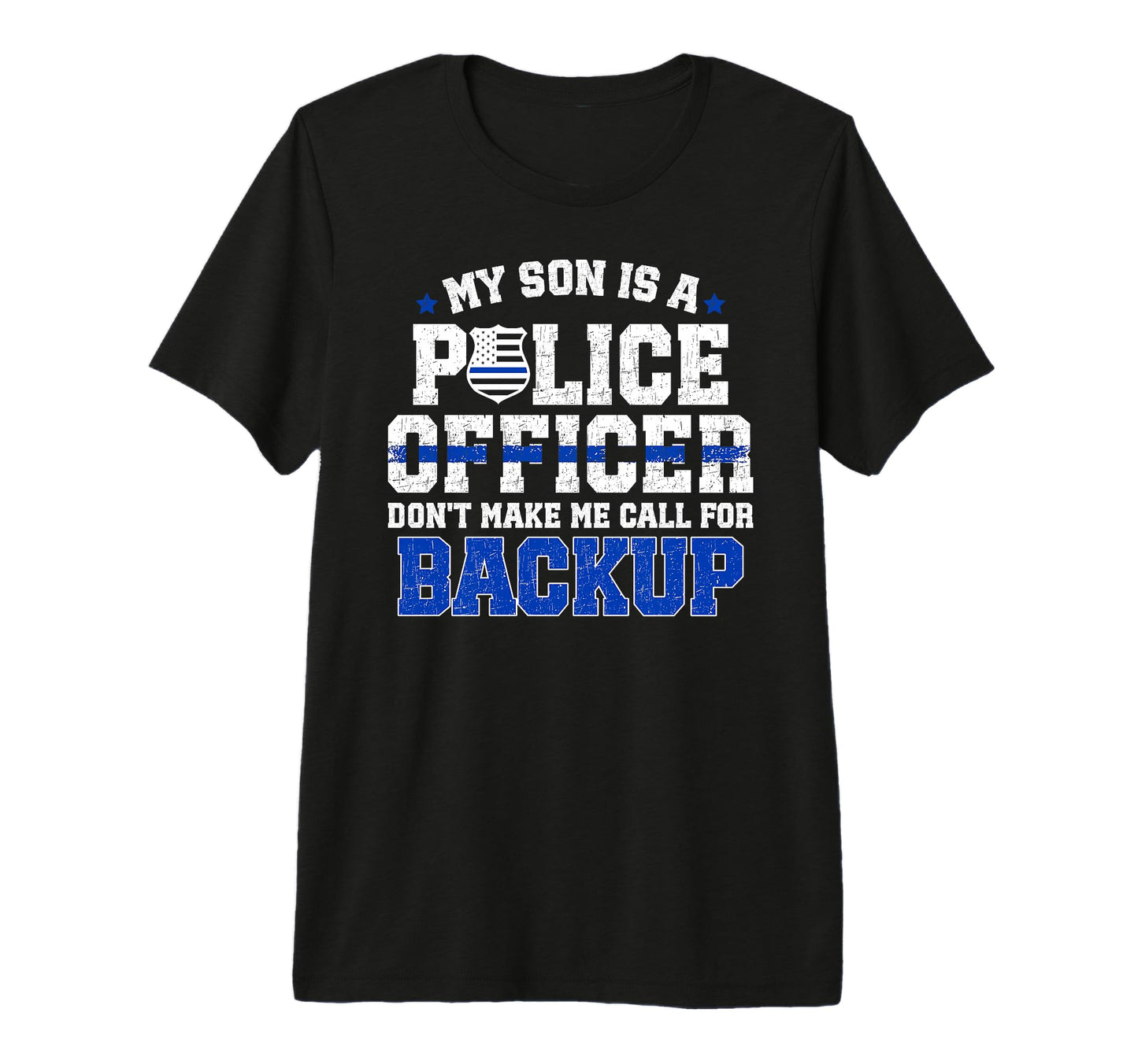 Mens My Son Is Police Officer Dad T-Shirt - Trendy Graphic Men Women - T-Shirt, Sweatshirt, Hoodie
