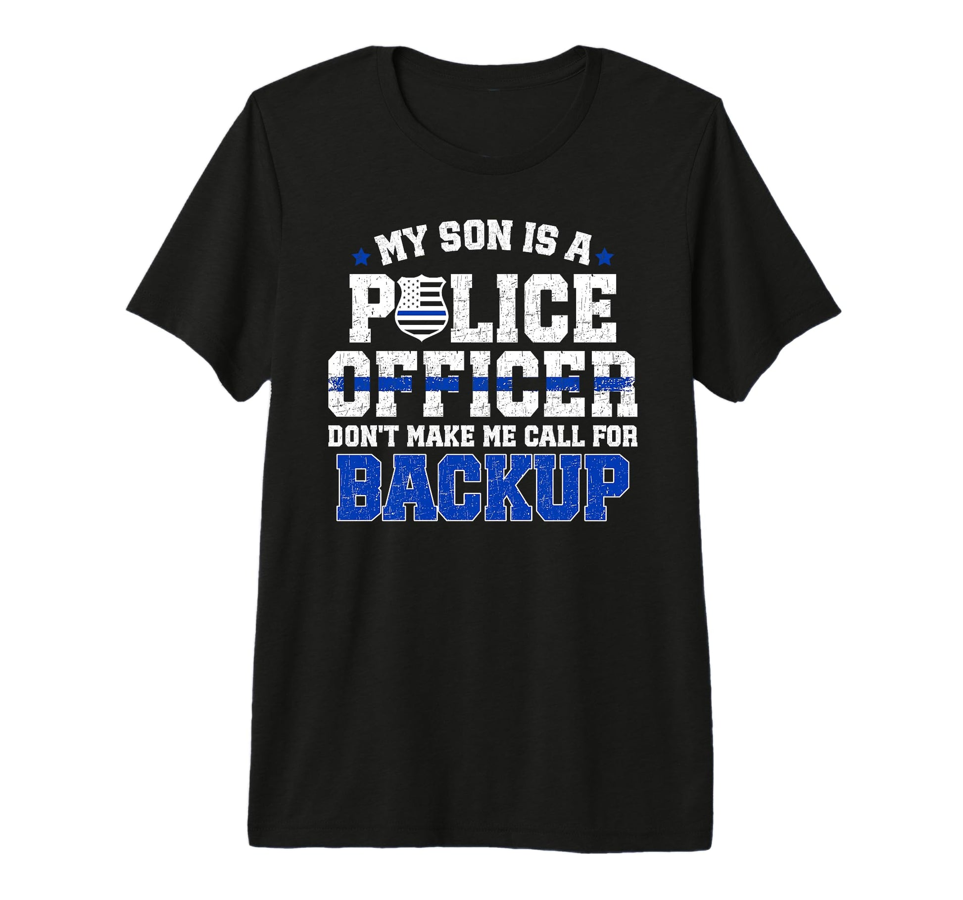 Mens My Son Is Police Officer Dad T-Shirt - Trendy Graphic Men Women - T-Shirt, Sweatshirt, Hoodie