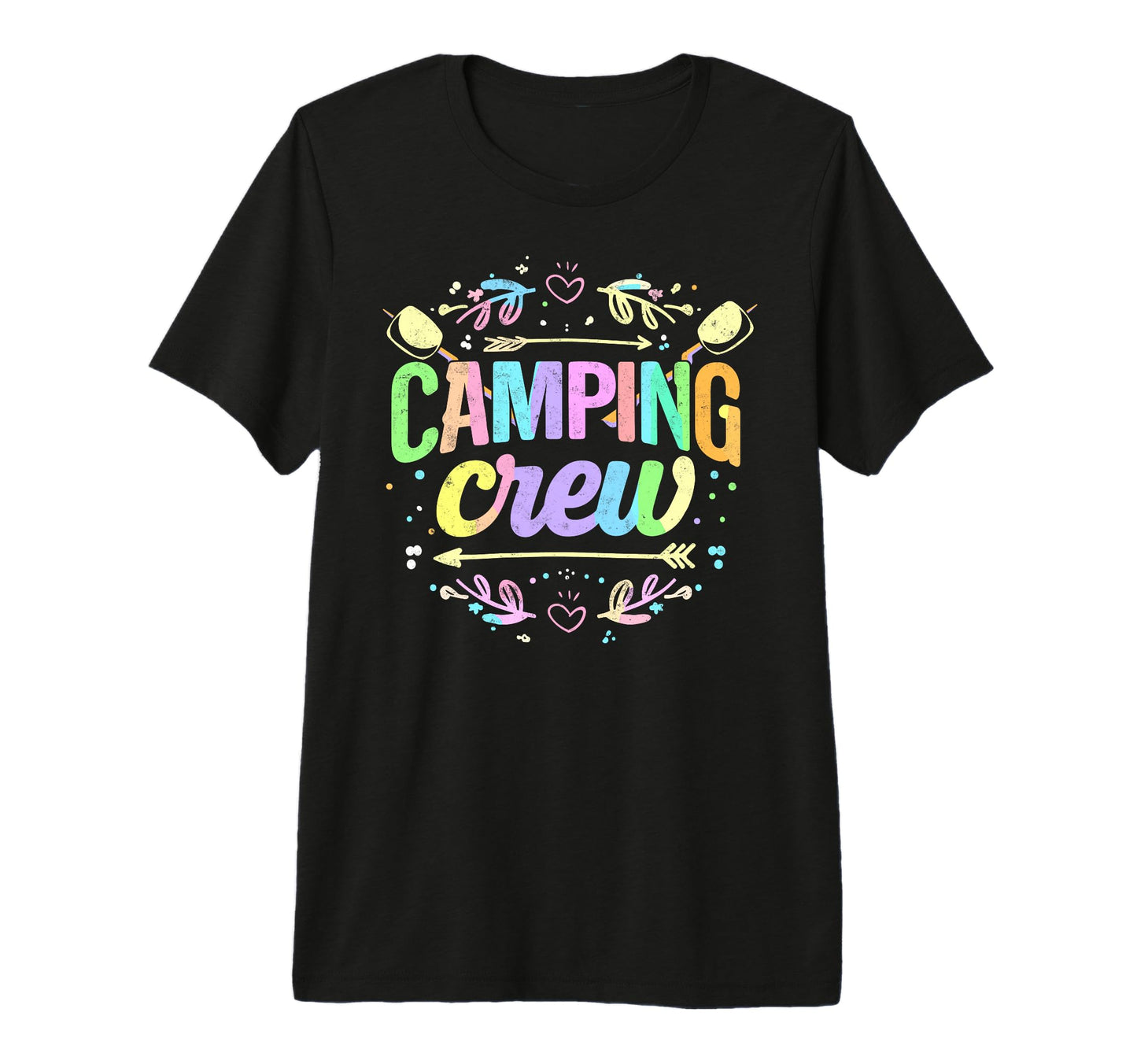 Camping Crew Group Matching Funny Hiking T-Shirt - Custom Art Print Unisex - T-Shirt, Sweatshirt, Hoodie
