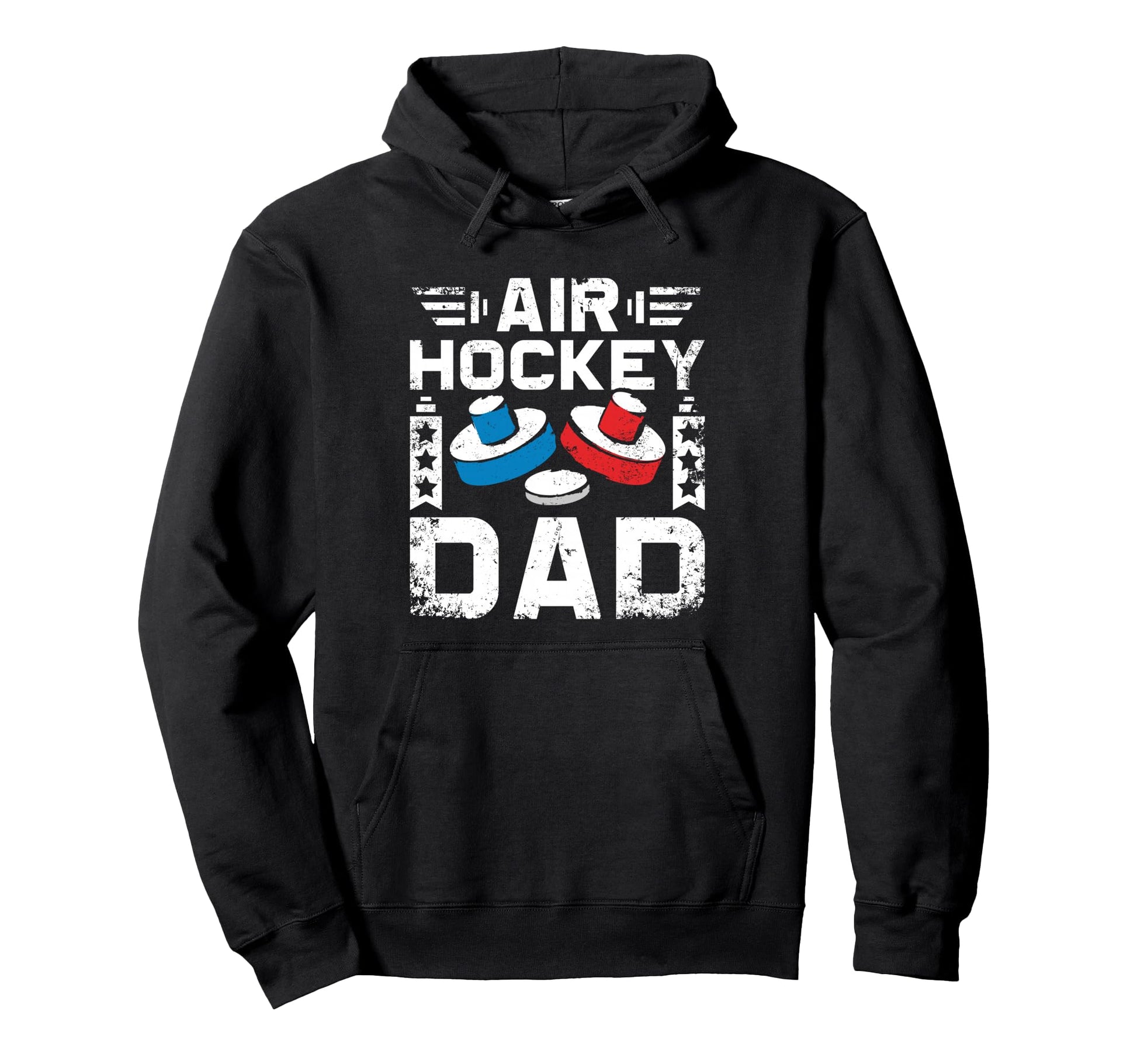 Fathers Day Air Hockey Dad Game Hoodie - Novelty Apparel for Adults - T-Shirt, Sweatshirt, Hoodie