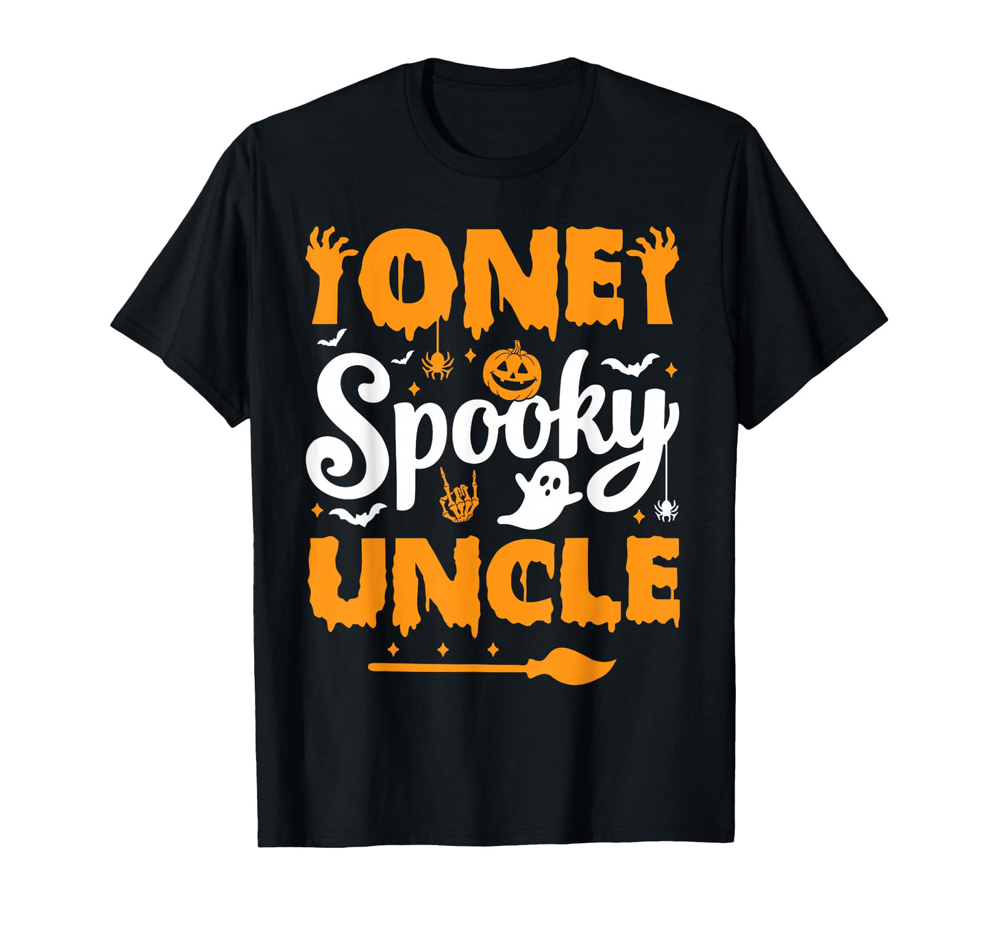 One Spooky Uncle Matching Family T-Shirt - Casual Everyday Wear for Adults - T-Shirt, Sweatshirt, Hoodie