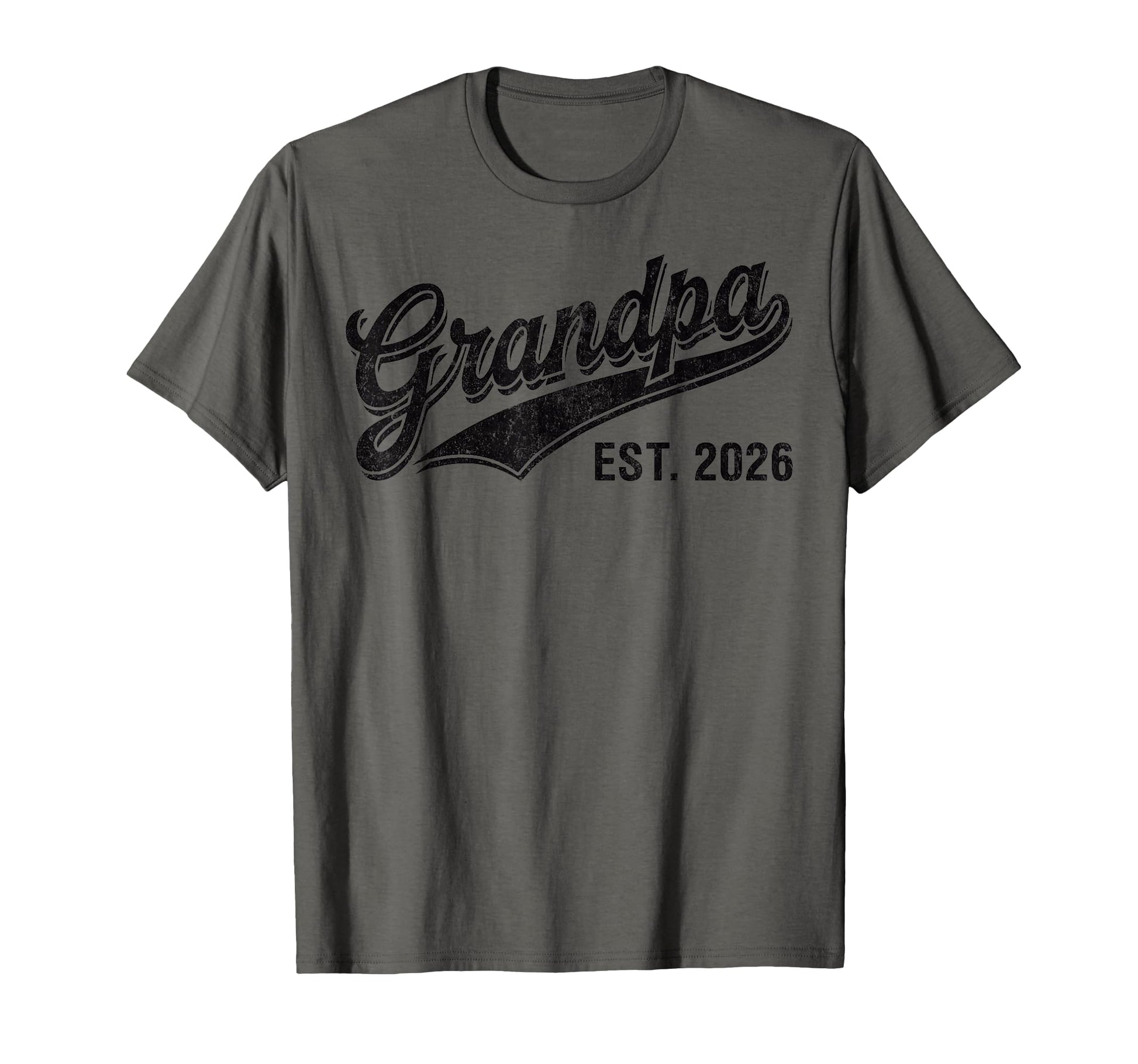 Mens Promoted To Grandpa Est 2026 T-Shirt - Casual Everyday Wear Unisex - T-Shirt, Sweatshirt, Hoodie