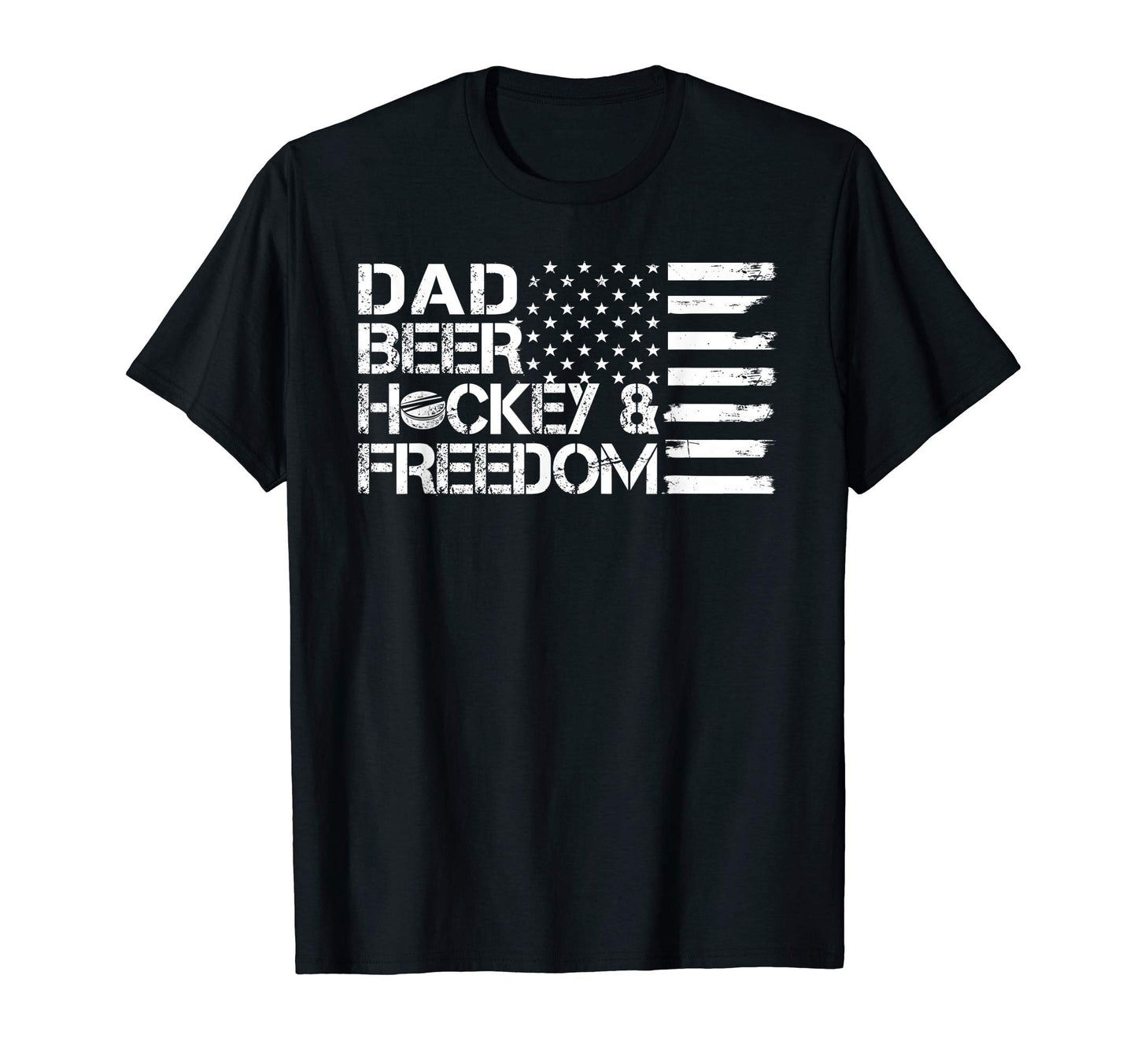 Mens Dad Beer Coach Freedom Hockey Us T-Shirt - Trendy Graphic Men Women - T-Shirt, Sweatshirt, Hoodie