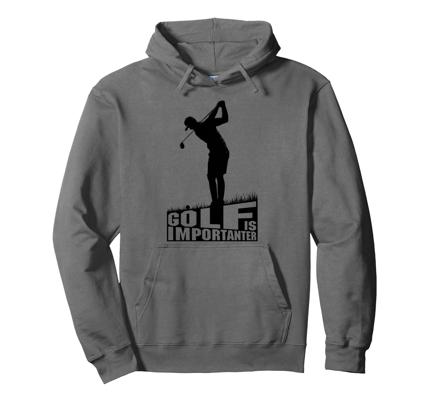 Golf Is Importanter Funny Golfer Dad Hoodie - Custom Art Print Unisex - T-Shirt, Sweatshirt, Hoodie