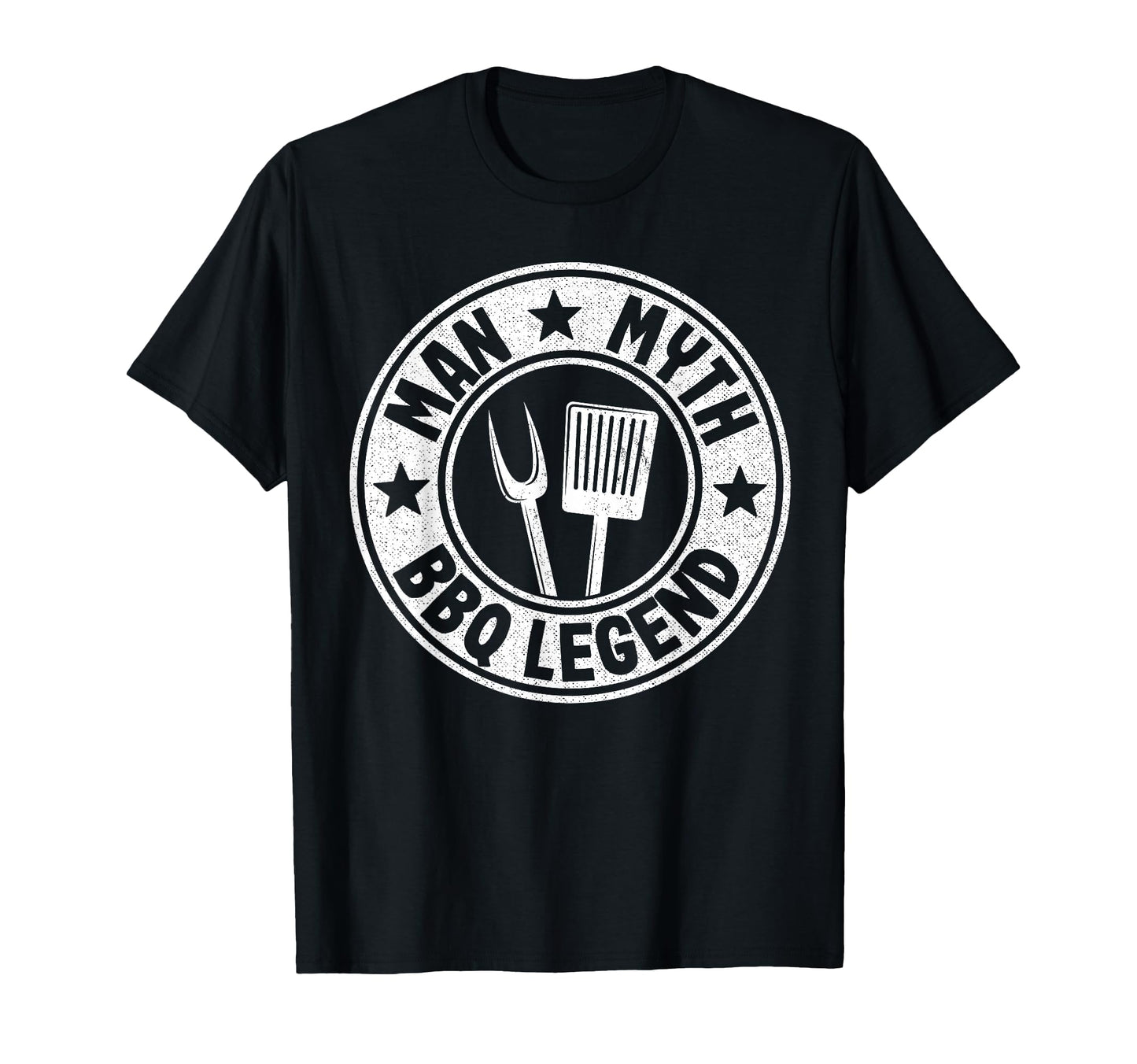 Myth Bbq Legend Dad Barbecue T-Shirt - Custom Art Print for Adults - T-Shirt, Sweatshirt, Hoodie
