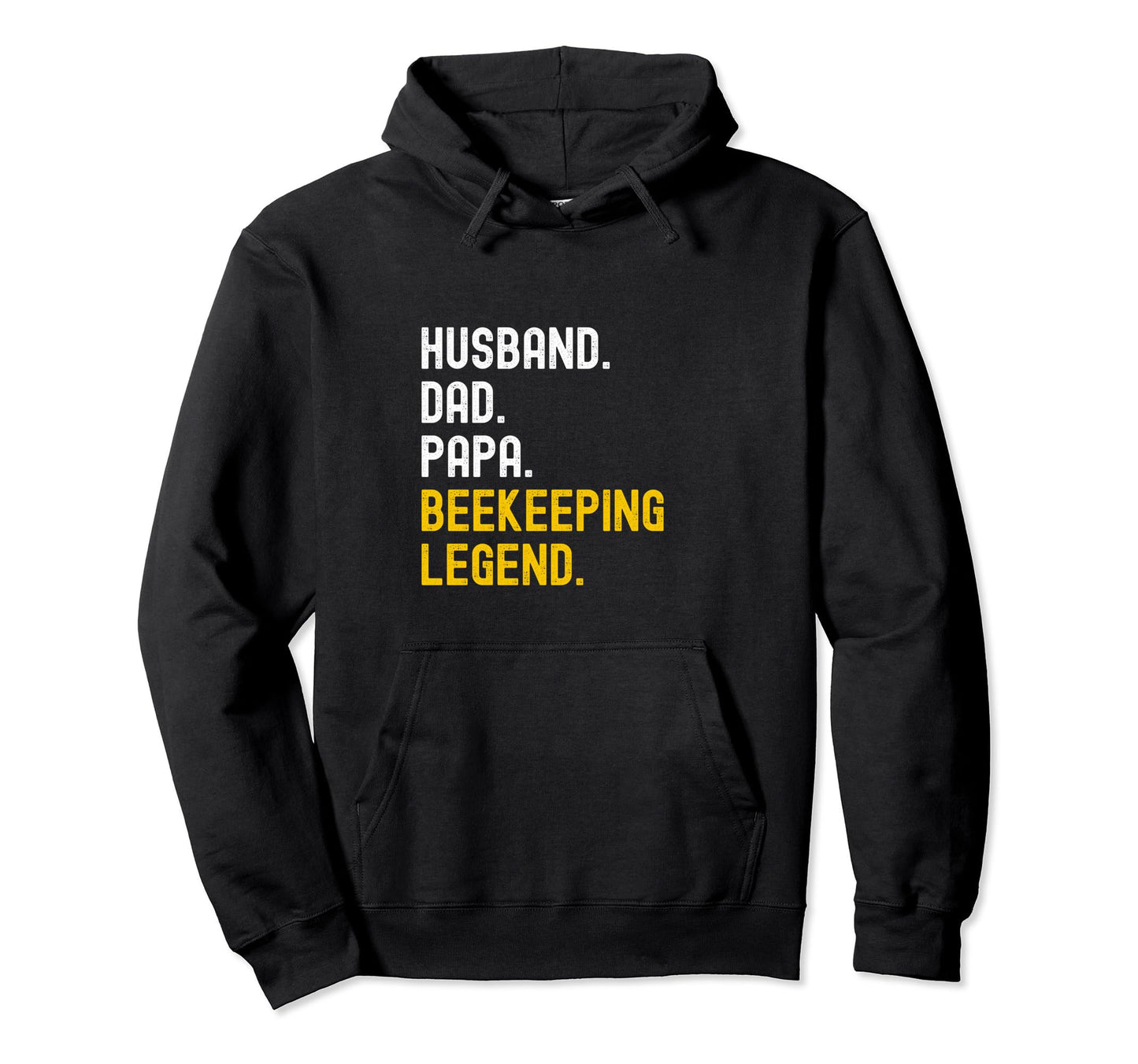 Papa Bee Dad Husband Beekeeper Hoodie - Casual Everyday Wear Men Women - T-Shirt, Sweatshirt, Hoodie
