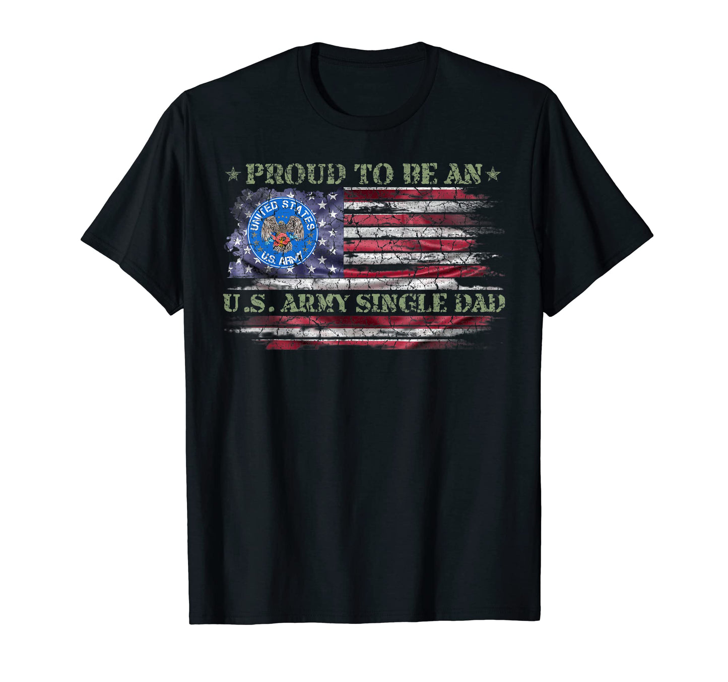 Usa American Flag Proud To Be Us Army T-Shirt - Novelty Apparel Unisex - T-Shirt, Sweatshirt, Hoodie