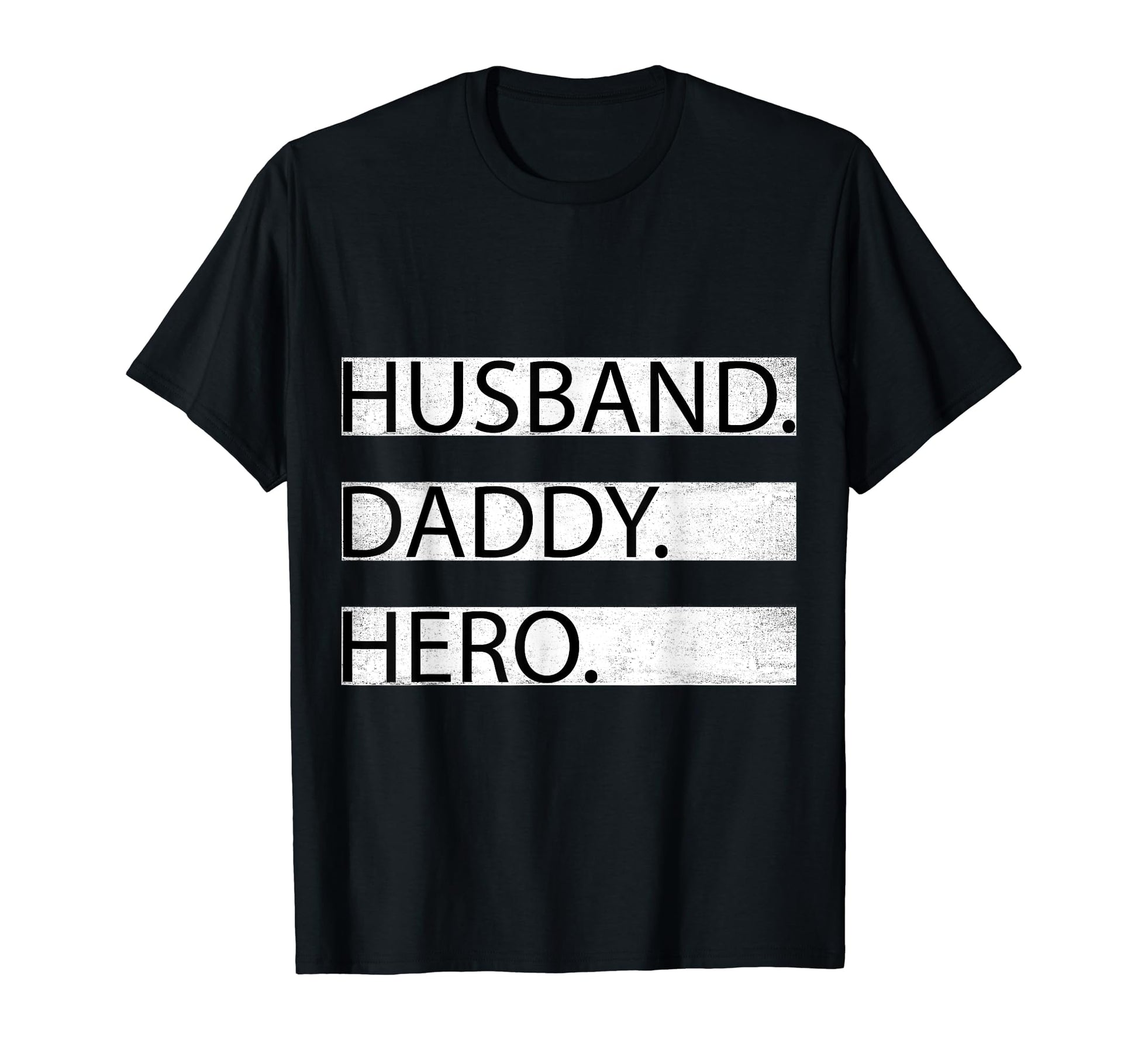 Husband Daddy Hero Number 1 Dad T-Shirt - Minimalist Print Unisex - T-Shirt, Sweatshirt, Hoodie