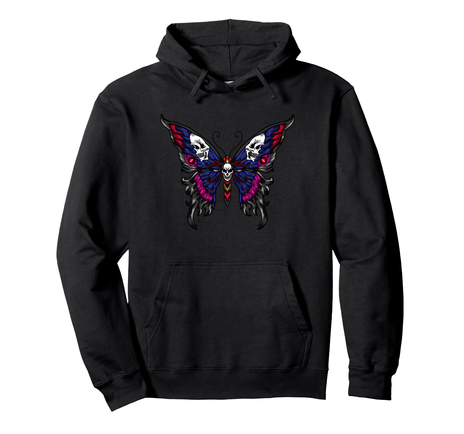 Butterfly Beautiful Mandala Retrot Hoodie - Aesthetic Graphic Men Women - T-Shirt, Sweatshirt, Hoodie