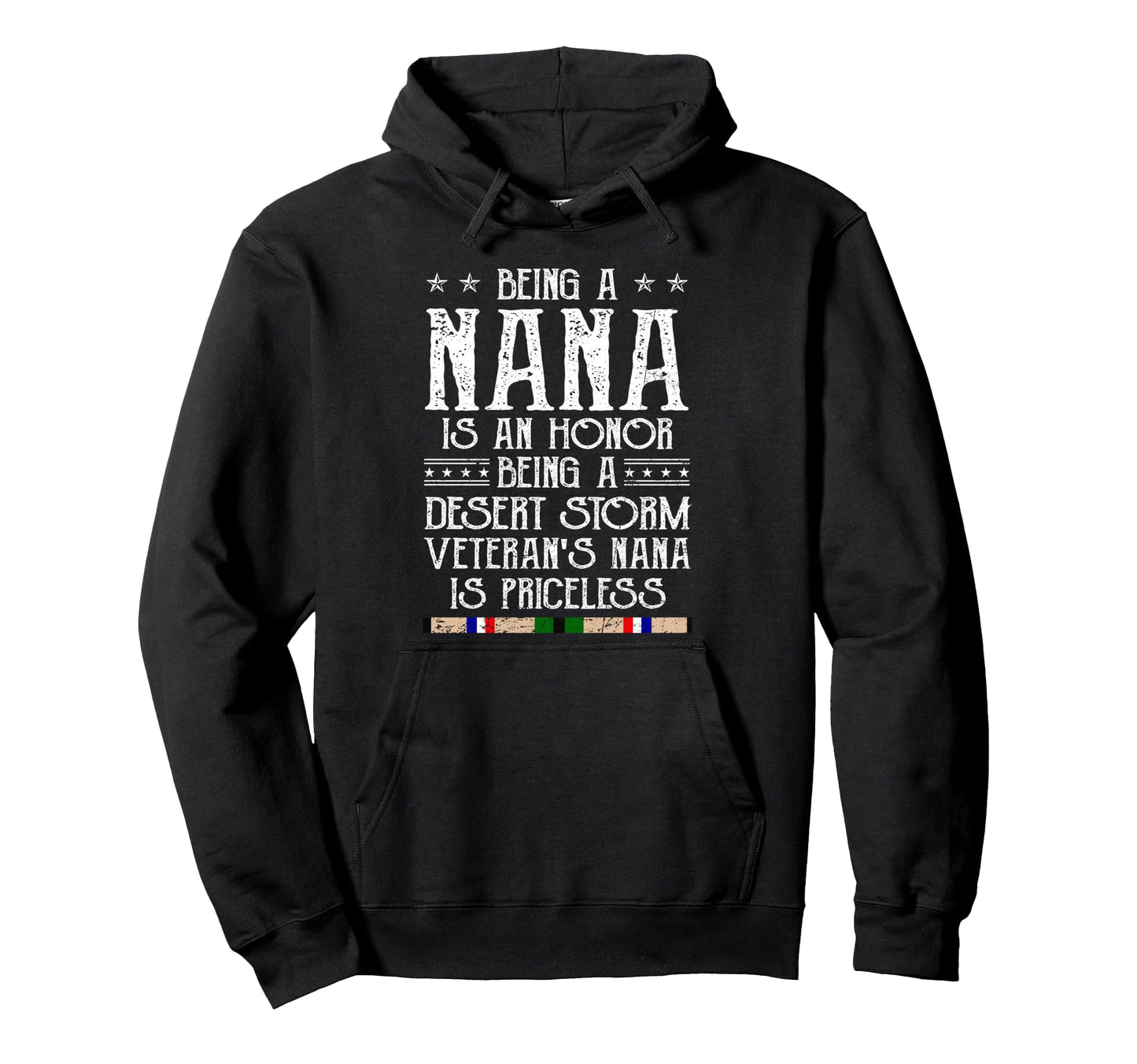 Proud Desert Storm Veteran Nana Gulf Hoodie - Aesthetic Graphic for Adults - T-Shirt, Sweatshirt, Hoodie