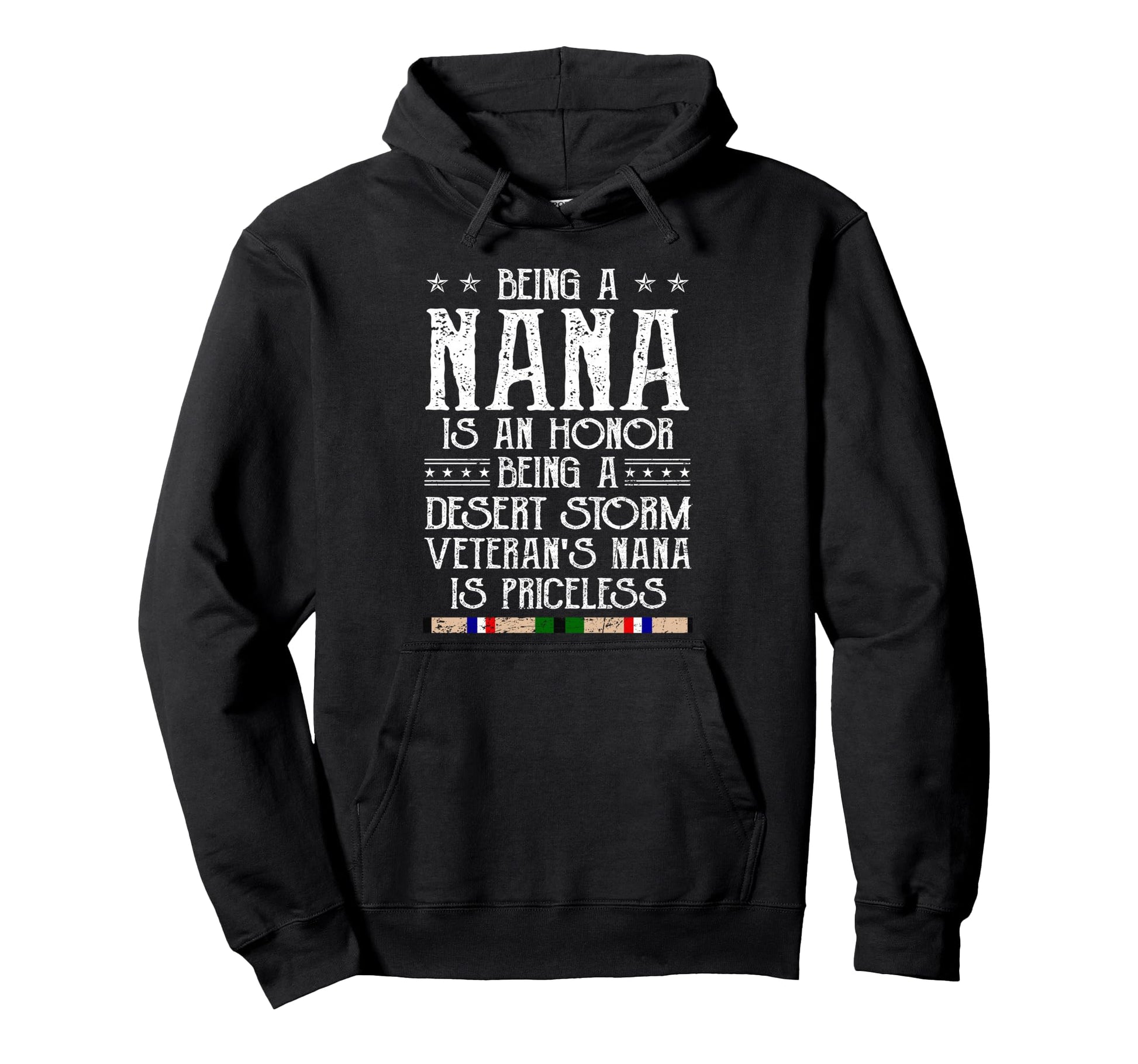 Proud Desert Storm Veteran Nana Gulf Hoodie - Aesthetic Graphic for Adults - T-Shirt, Sweatshirt, Hoodie