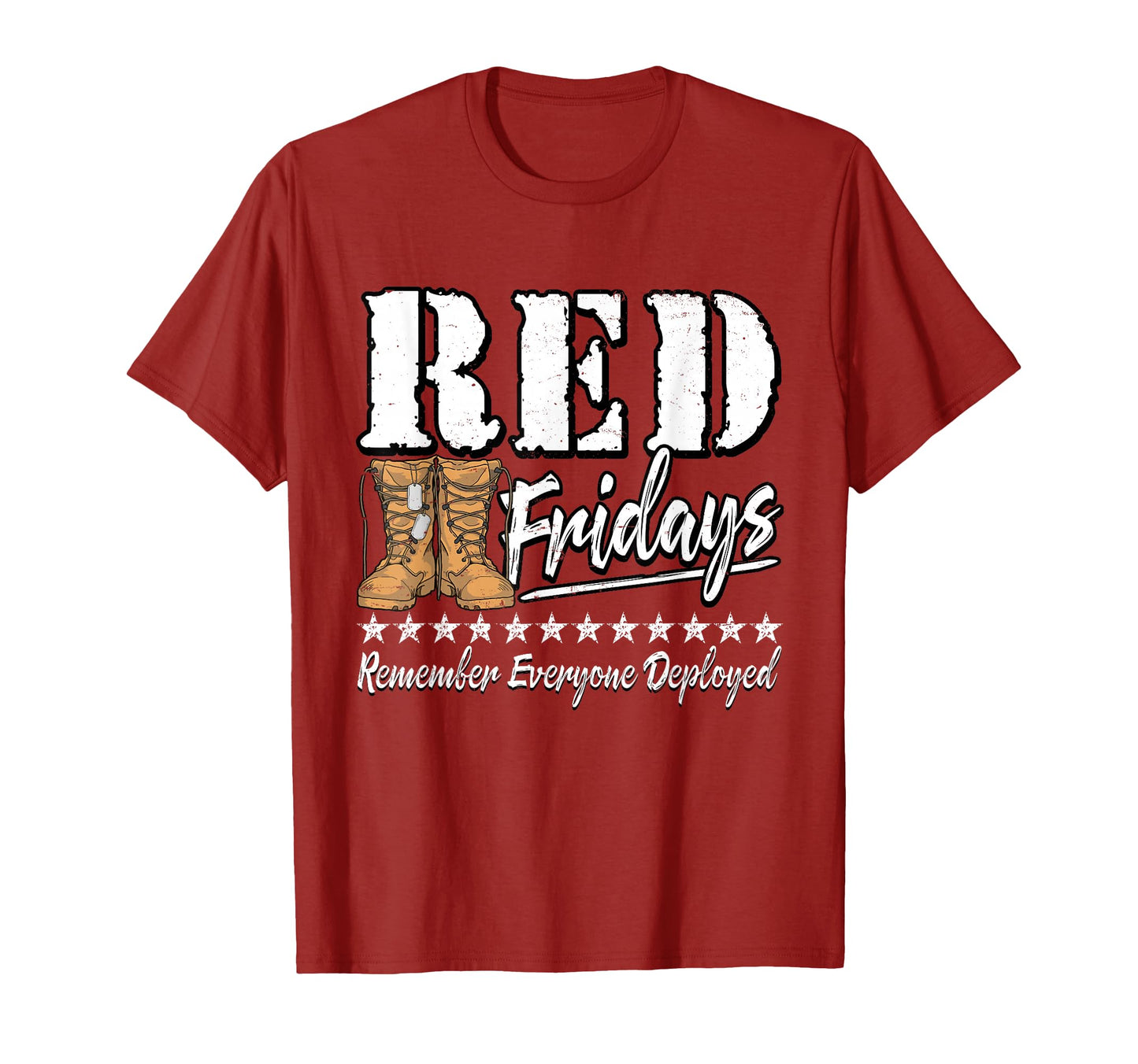 R E D Friday Military Remember T-Shirt - Aesthetic Graphic Men Women - T-Shirt, Sweatshirt, Hoodie