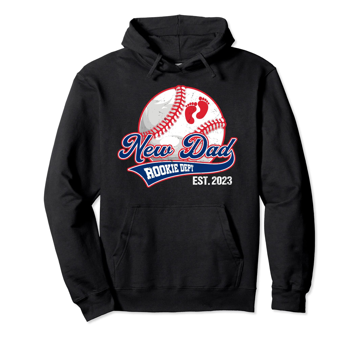 New Dad Rookie Dept 2023 Soon To Be Dad Hoodie - Trendy Graphic Unisex - T-Shirt, Sweatshirt, Hoodie