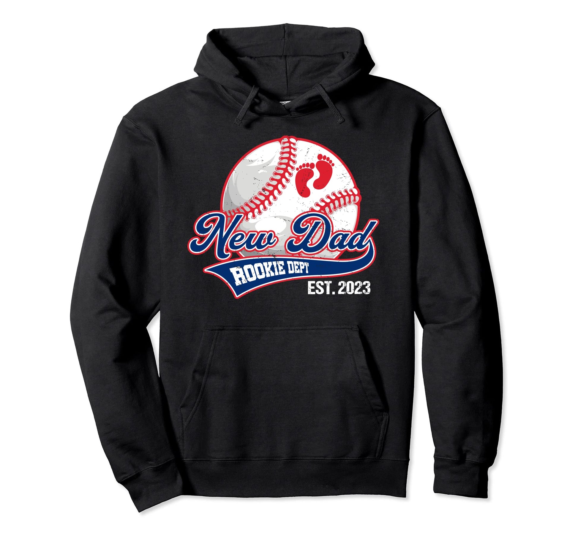 New Dad Rookie Dept 2023 Soon To Be Dad Hoodie - Trendy Graphic Unisex - T-Shirt, Sweatshirt, Hoodie