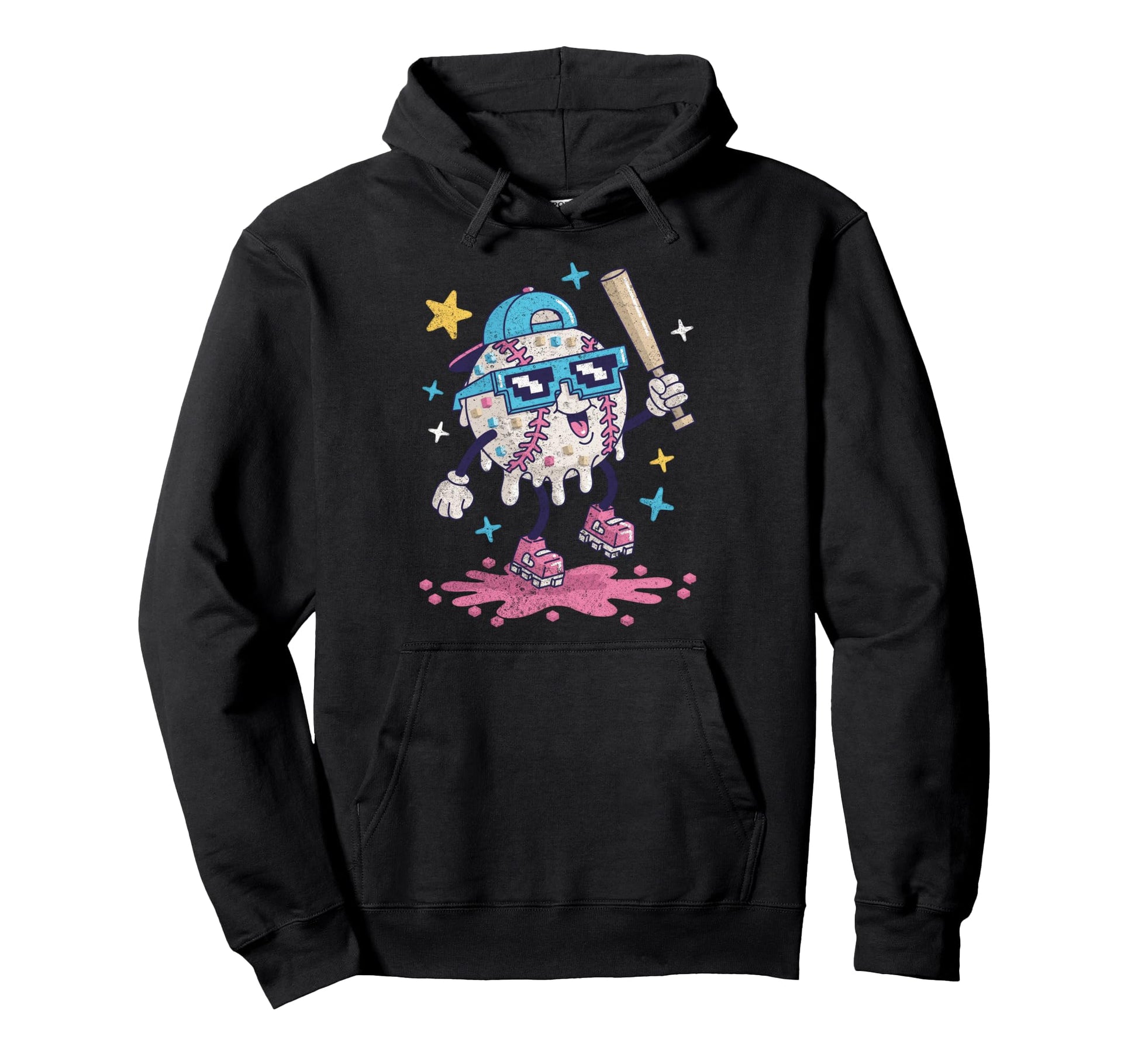 Baseball Drip Gamer Gifts T-Shirt - Trendy Graphic Unisex - T-Shirt, Sweatshirt, Hoodie