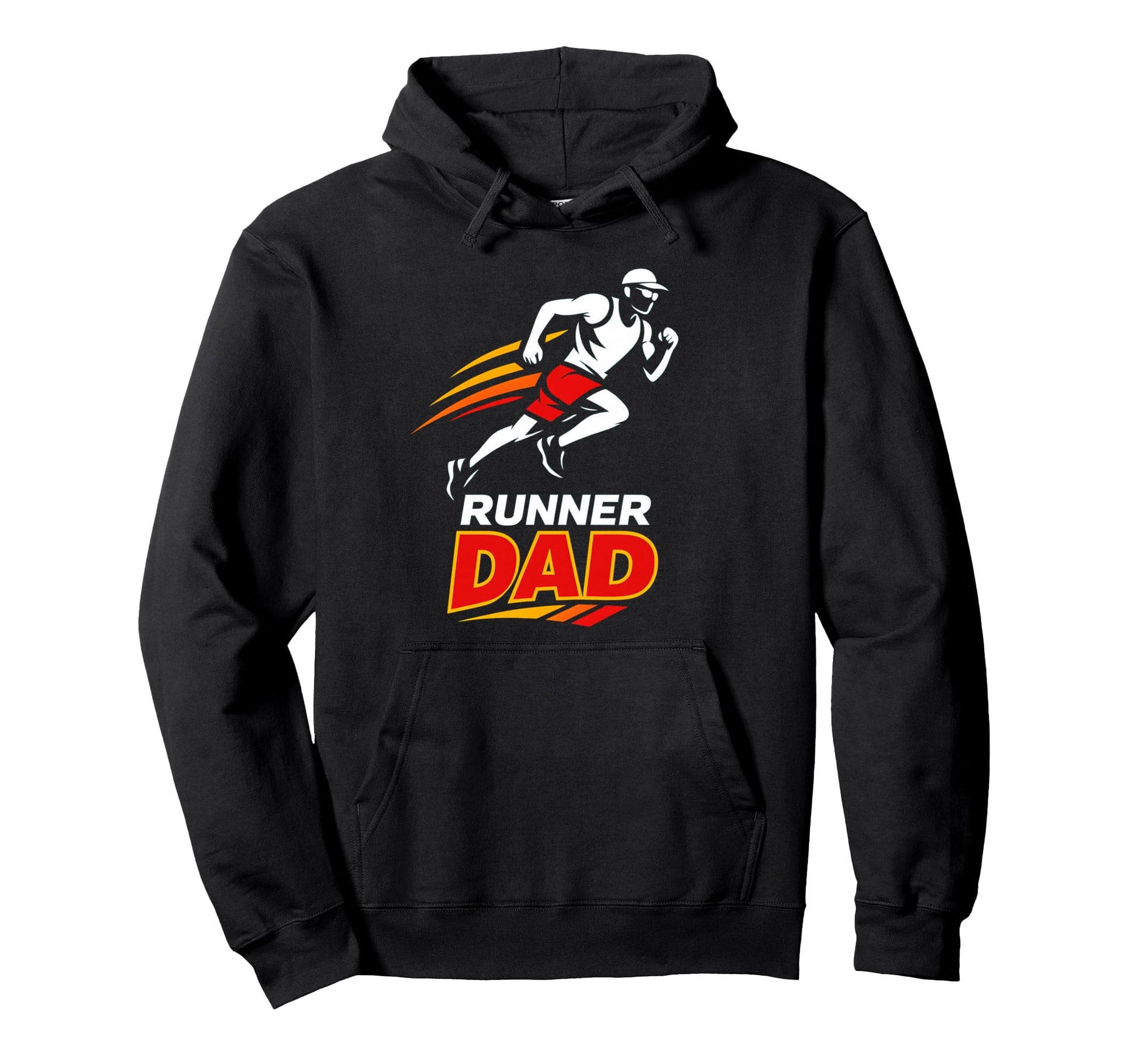 Runner Dad Running Lover Sports Athletic Hoodie - Trendy Graphic Men Women - T-Shirt, Sweatshirt, Hoodie
