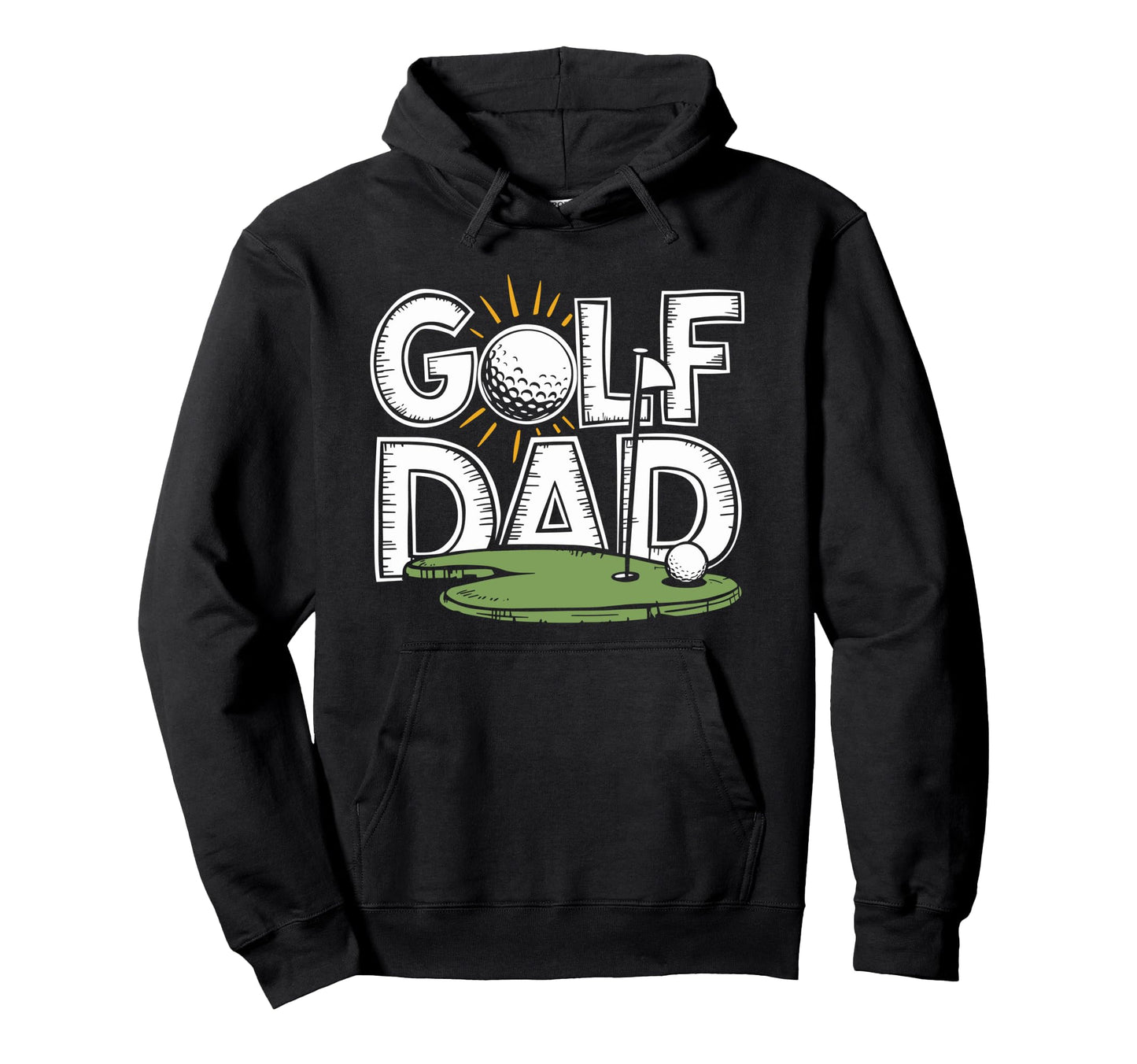 Golfer Dad Golf Dad Golf Player Hoodie - Casual Everyday Wear Men Women - T-Shirt, Sweatshirt, Hoodie