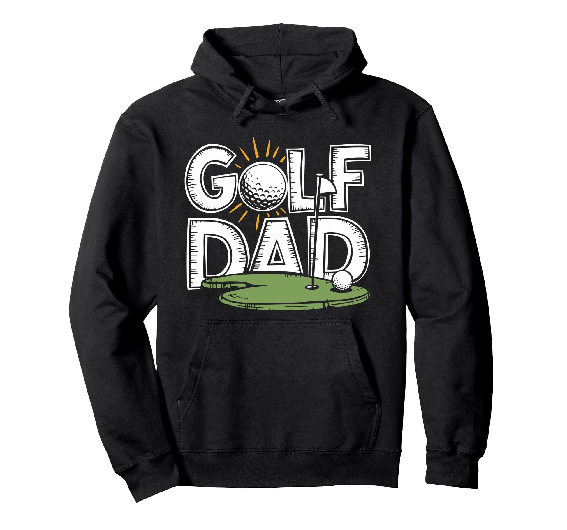 Golfer Dad Golf Dad Golf Player Hoodie - Casual Everyday Wear Men Women - T-Shirt, Sweatshirt, Hoodie