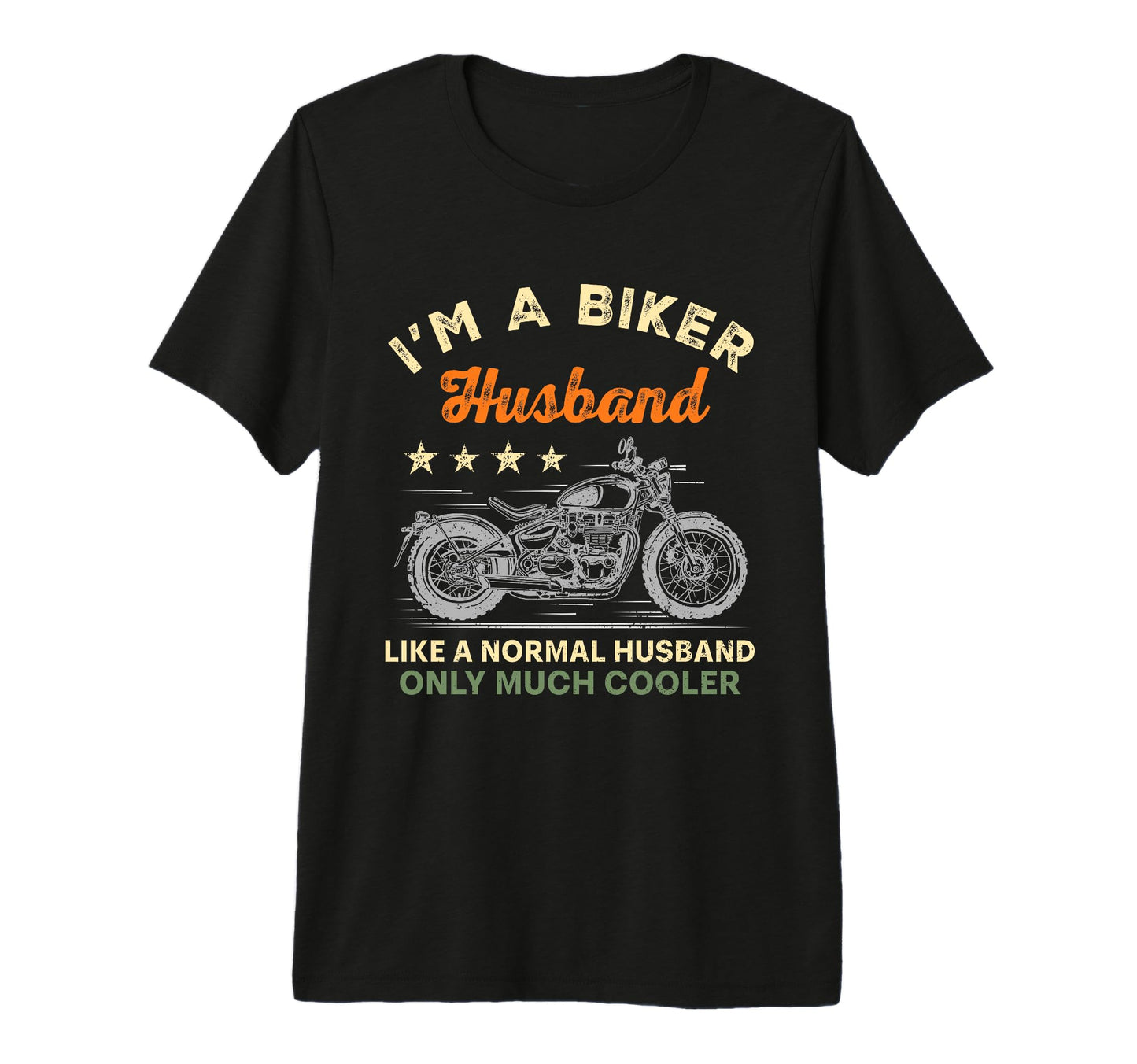 Mens Im Biker Husband Motorcycle Rider T-Shirt - Trendy Graphic for Adults - T-Shirt, Sweatshirt, Hoodie