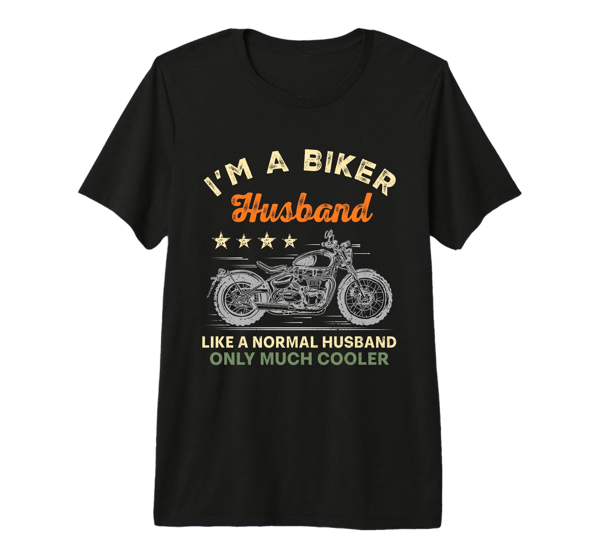 Mens Im Biker Husband Motorcycle Rider T-Shirt - Trendy Graphic for Adults - T-Shirt, Sweatshirt, Hoodie