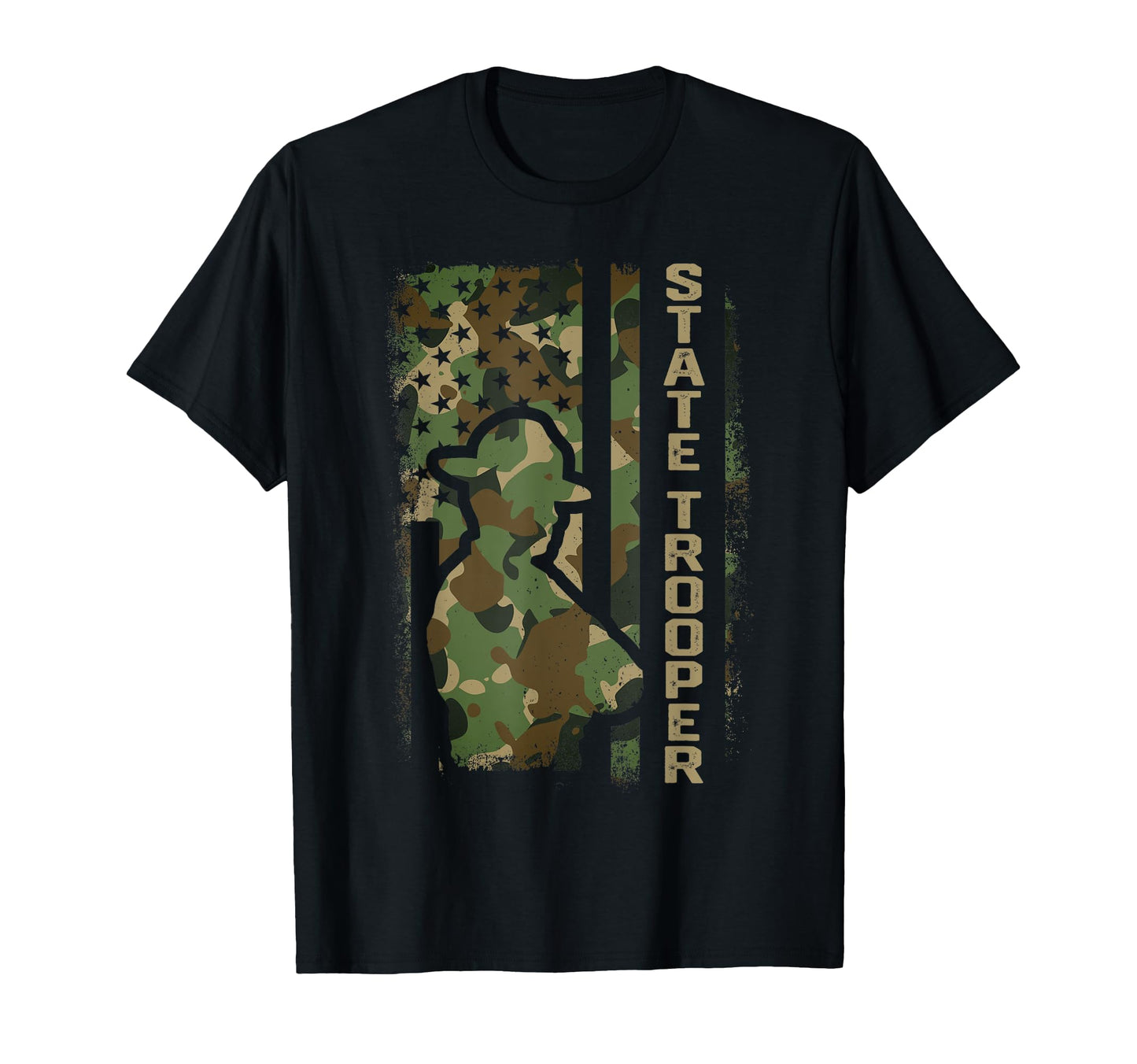 American Flag Usa Law Enforcement T-Shirt - Fun Novelty Design for Adults - T-Shirt, Sweatshirt, Hoodie