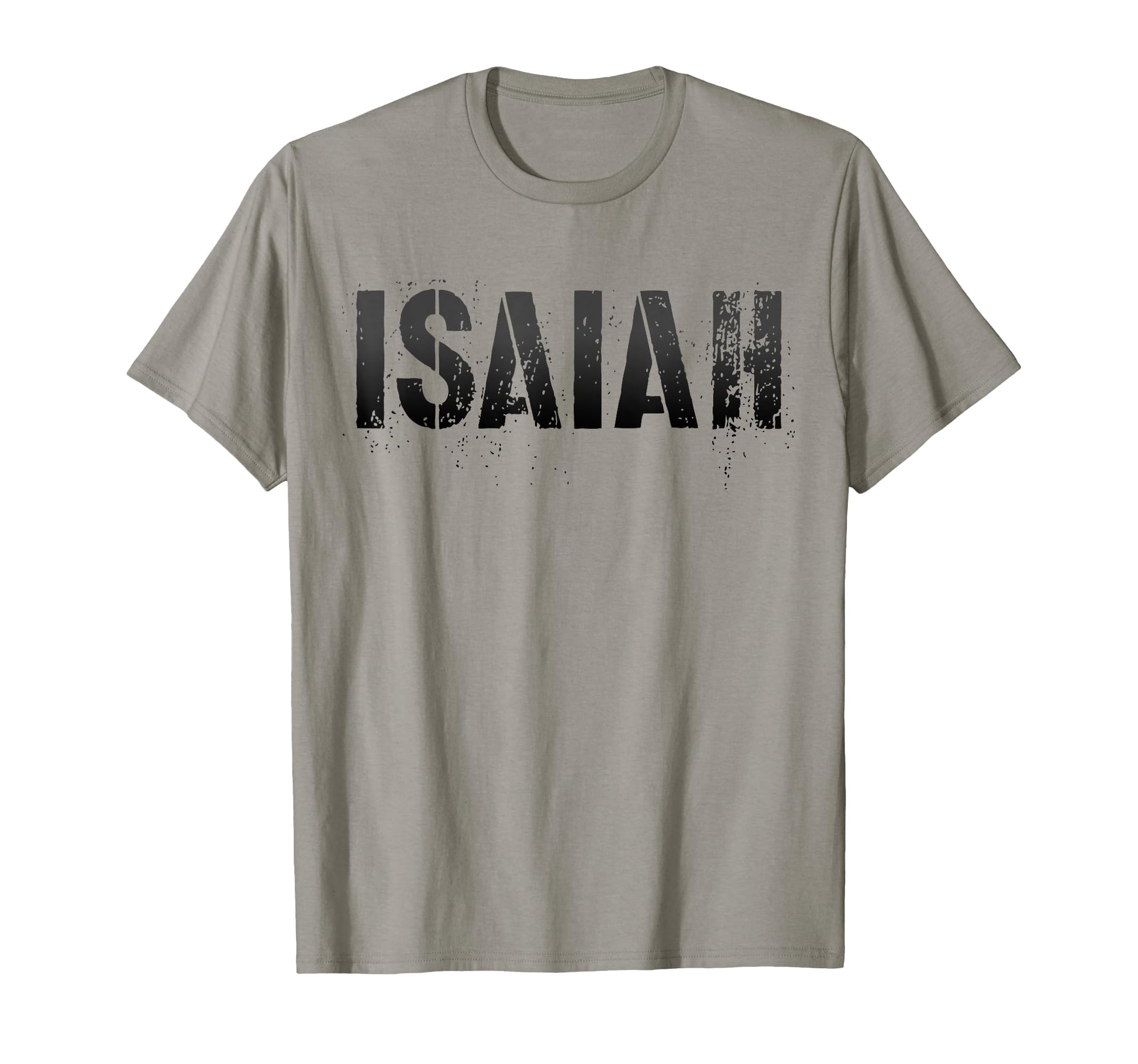 First Name Isaiah Military T-Shirt - Casual Everyday Wear Unisex - T-Shirt, Sweatshirt, Hoodie