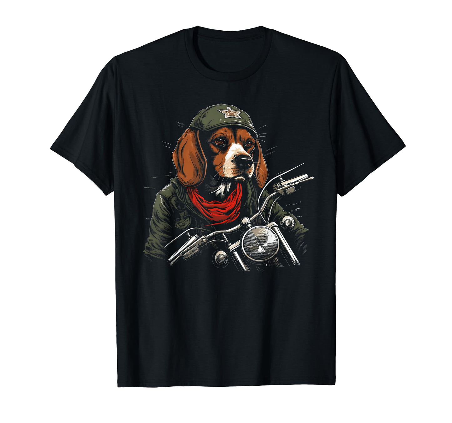 Motorcycle Dad Biker Funny Dog Beagle T-Shirt - Trendy Graphic Men Women - T-Shirt, Sweatshirt, Hoodie