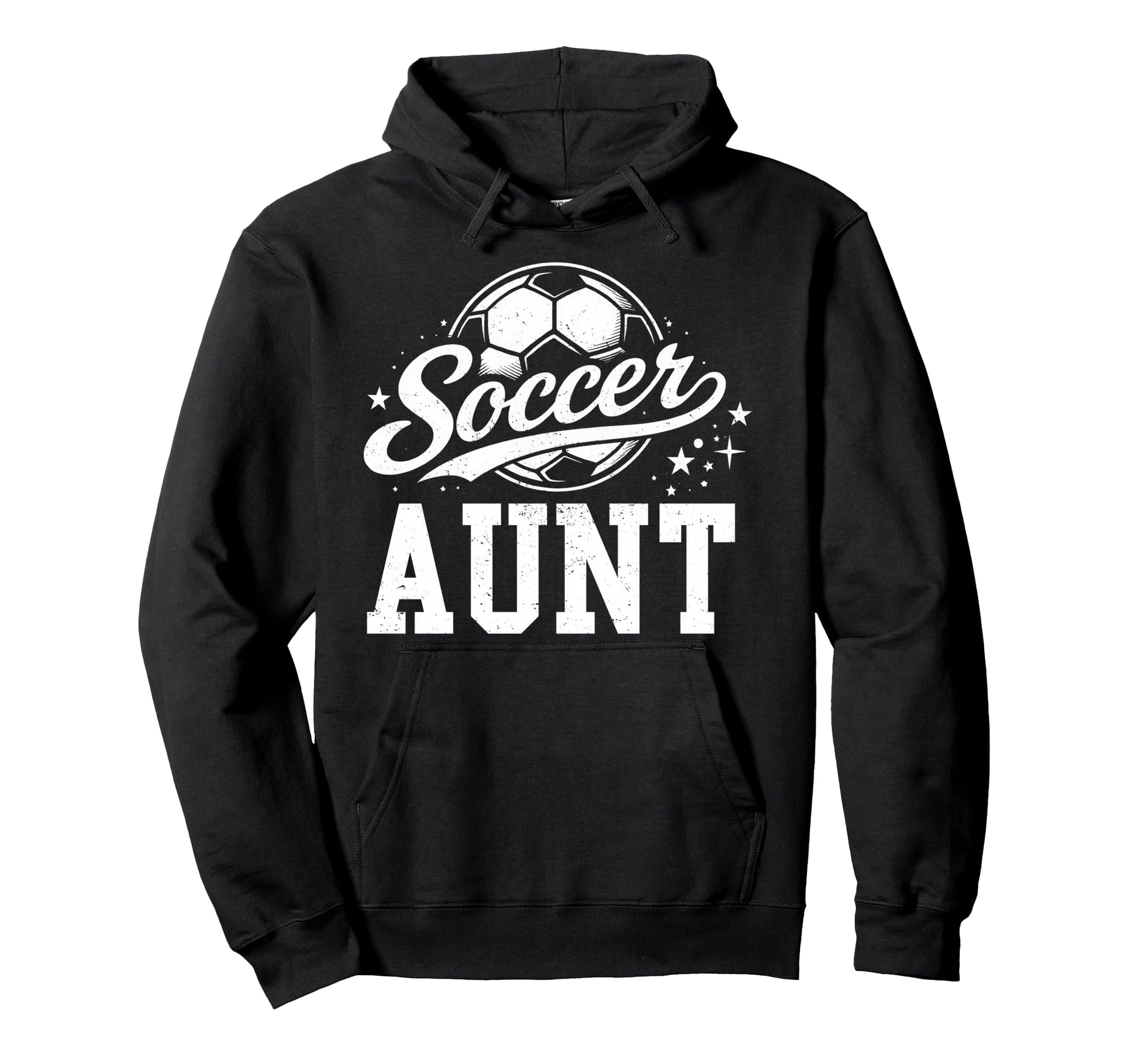 Soccer Aunt Family Matching Soccer Hoodie - Aesthetic Graphic Men Women - T-Shirt, Sweatshirt, Hoodie