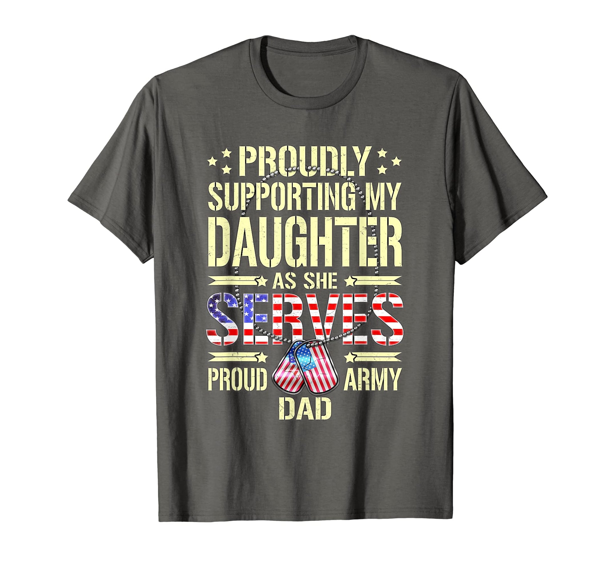 Supporting My Daughter As She Serves T-Shirt - Minimalist Print Men Women - T-Shirt, Sweatshirt, Hoodie